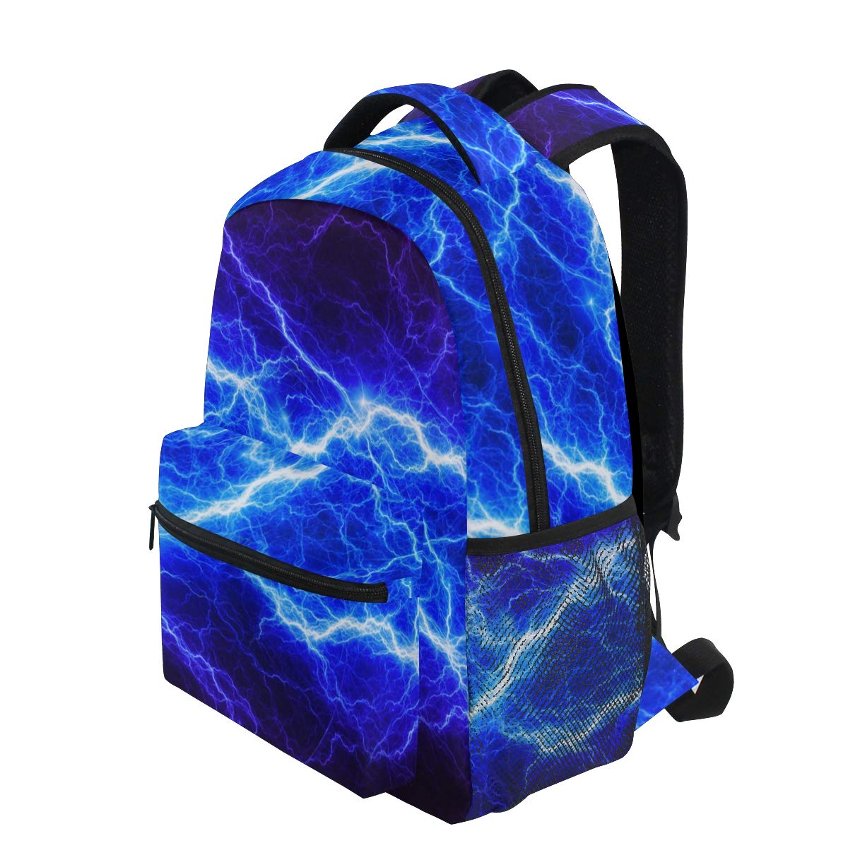 Lightning Backpack for Boys & Girls - 14 Inch Laptop Backpack with Starry Lightning Pattern, Durable School Bookbag for Teens | Perfect for School, Travel & Daily Use
