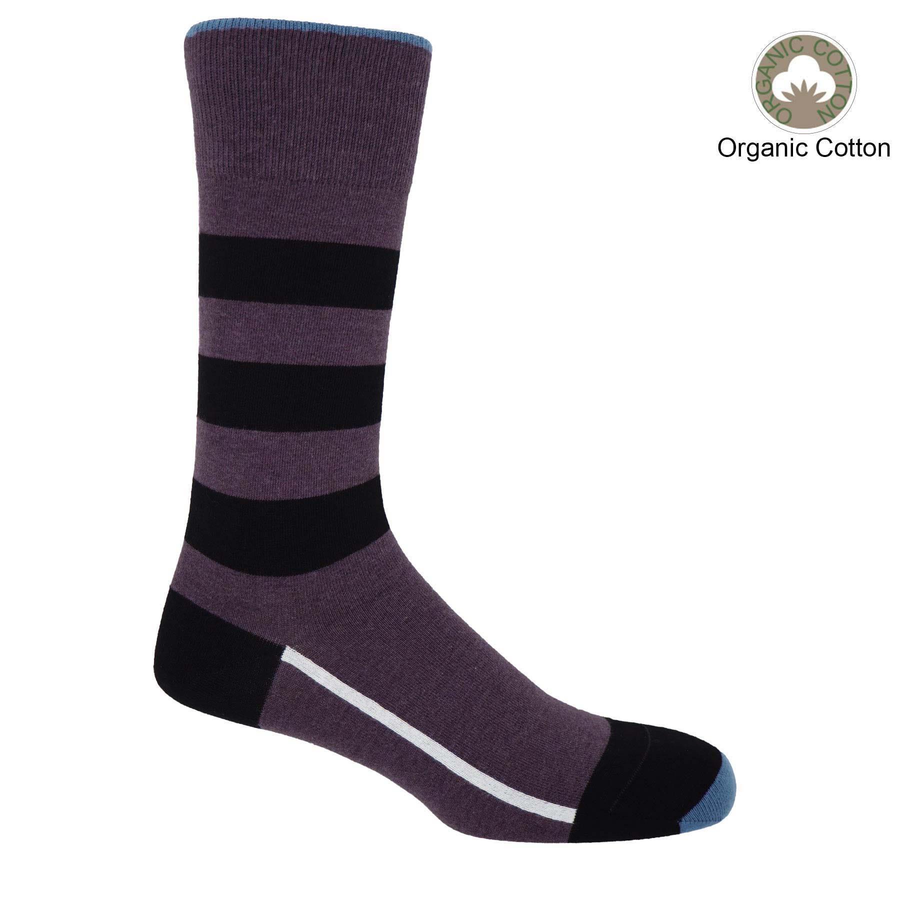 Equilibrium Men's Organic Cotton Socks 6-Pack | Soft Breathable Comfortable Ankle Socks for Everyday Wear, Gym & Outdoor Activities | Multiple Colors