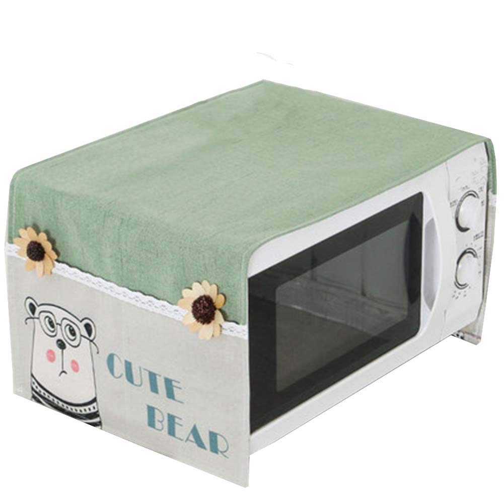 24Station Microwave Oven Cover - Dustproof & Heat-Resistant Protector for Kitchen Appliances | Perfect for Home Decor & Small Kitchen Spaces (Style #31)