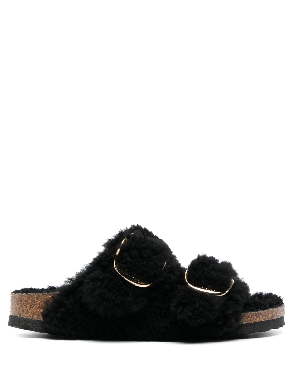 Birkenstock Black Sandals for Women & Men - Comfortable Cork Footbed Slides for Walking, Beach, and Casual Wear
