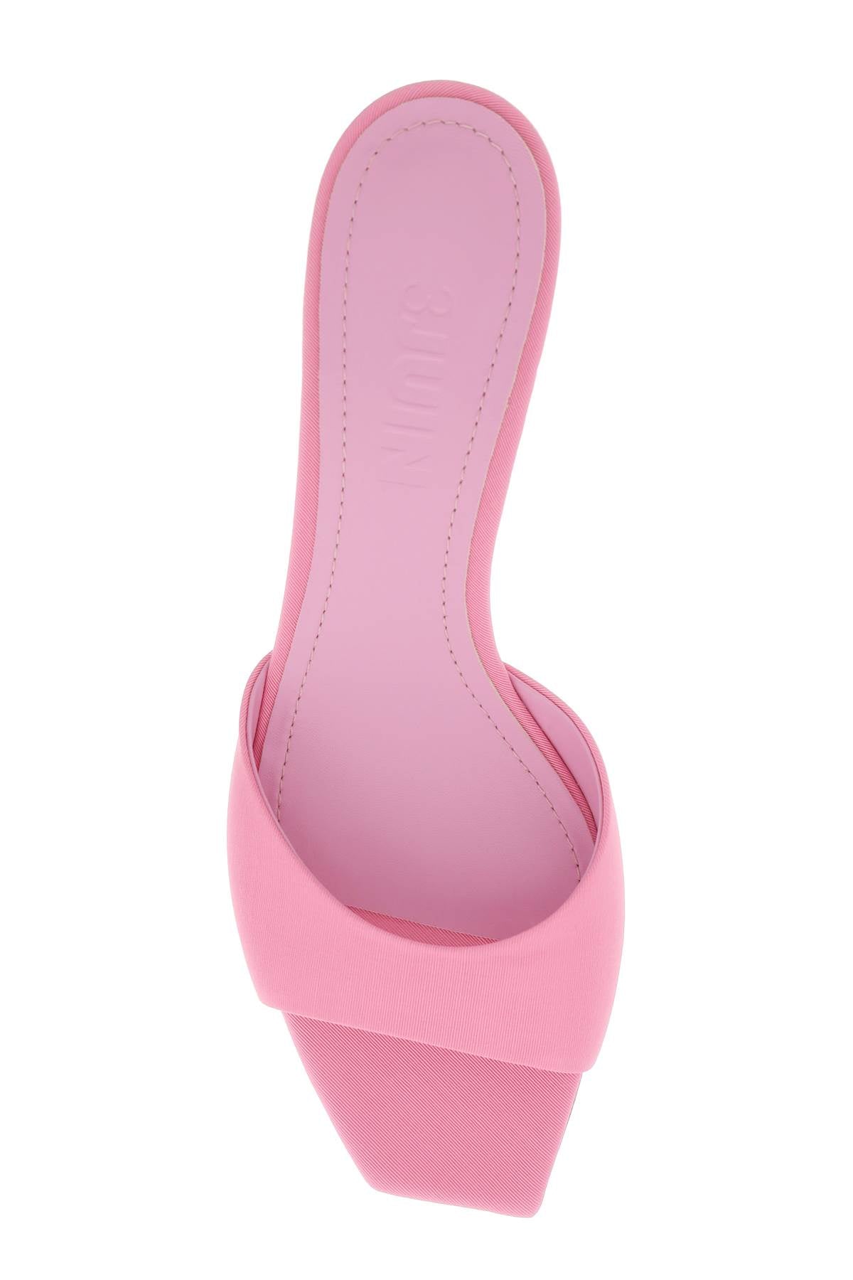 3Juin 'Kimi' Satin Mules for Women - Elegant Slip-On Satin Slides with Comfortable Cushion - Perfect for Home, Office, and Special Occasions