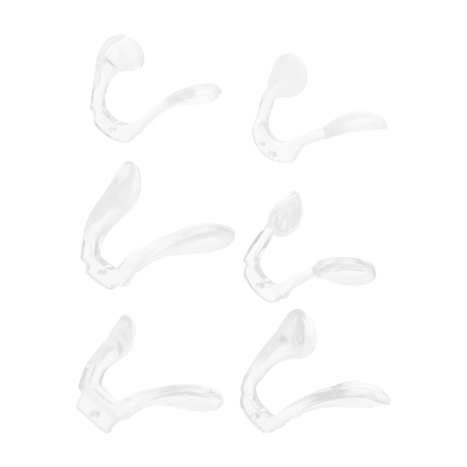 FOMIYES 18-Pack Saddle Style Silicone Nose Pads for Glasses - Replacement Interchangeable Nose Pads for Eyeglass Frames - Comfortable & Durable Eyewear Accessories (Perfect for Reading, Driving & Daily Wear)