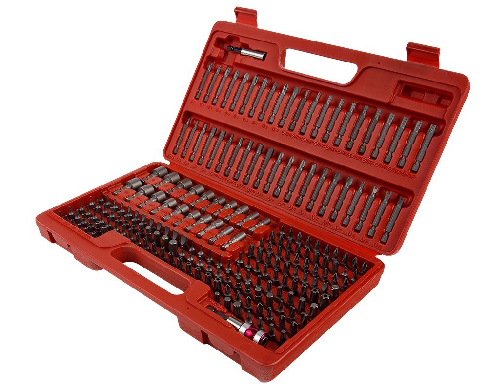 Sunex 9729 208-Piece Master Bit Set & Sunex 1848 48-Piece 1/4 Inch Drive Master Impact Socket Set - Professional Tool Kit for Automotive Repair, DIY Projects, and Home Maintenance