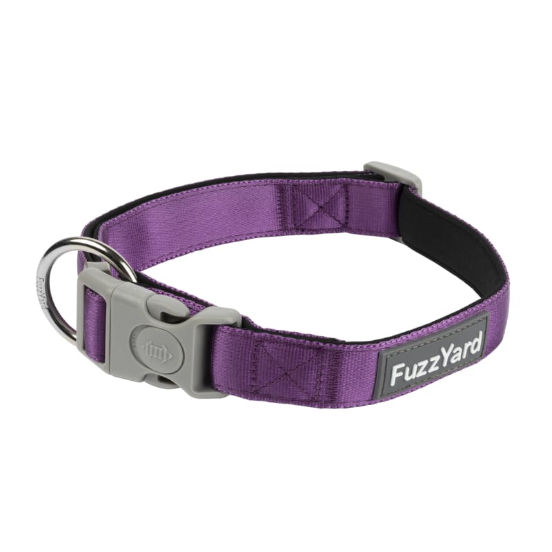 Fuzzyard Grape Dog Collar - Adjustable Soft Pet Collar for Small Medium Large Dogs (3 Sizes) - Perfect for Daily Walks, Training & Fashion Accessories