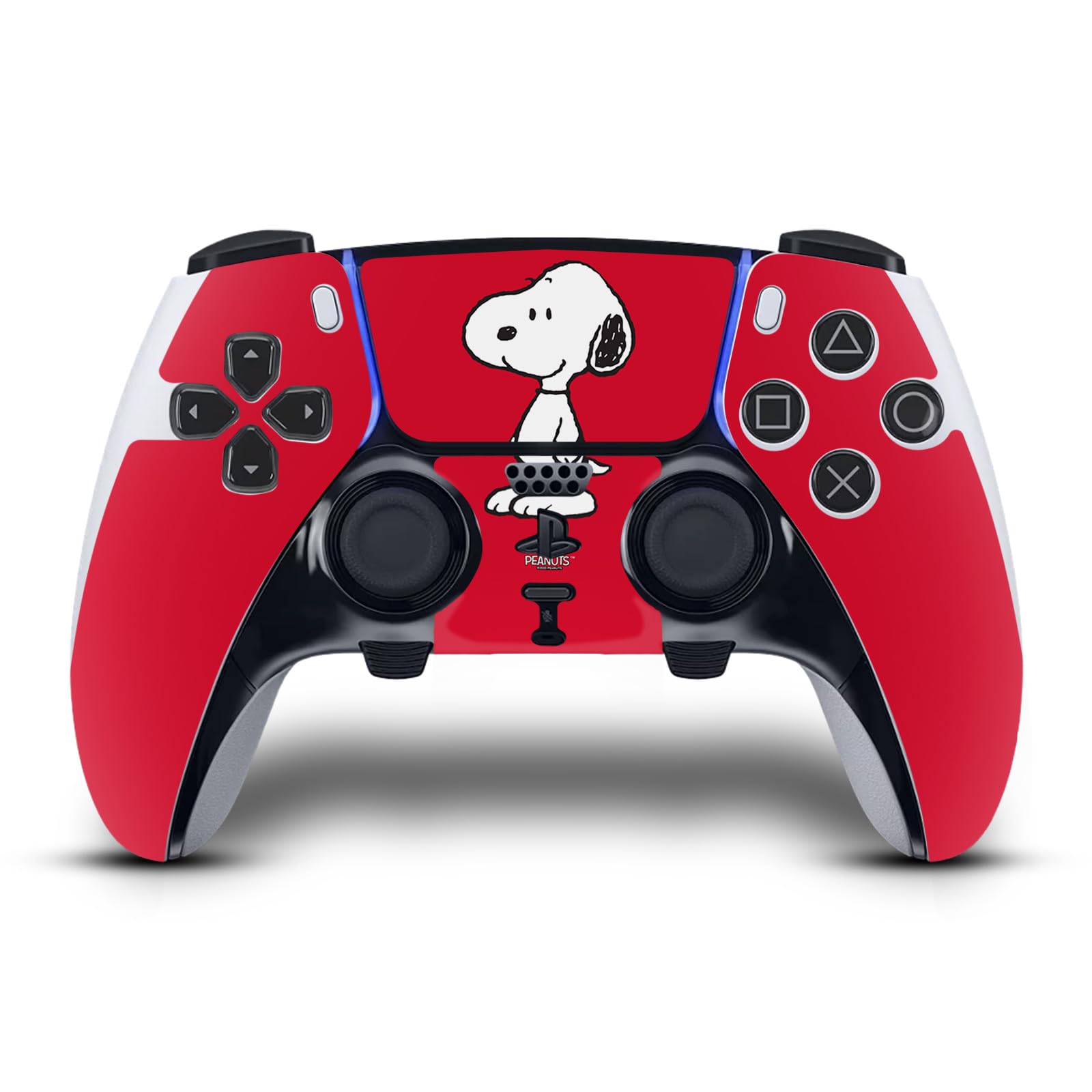 Official Peanuts Snoopy Character Vinyl Skin Sticker for Sony PS5 DualSense Edge Controller - Protective Gaming Decal with Licensed Graphics | Perfect for Gamers & Collectors