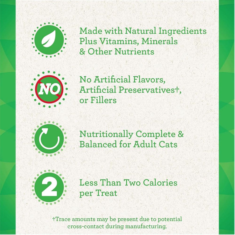 Healthy SmartBites Chicken Skin & Fur Cat Treats - Natural Protein Snacks for Cats - Supports Skin & Coat Health - Perfect for Training & Rewards