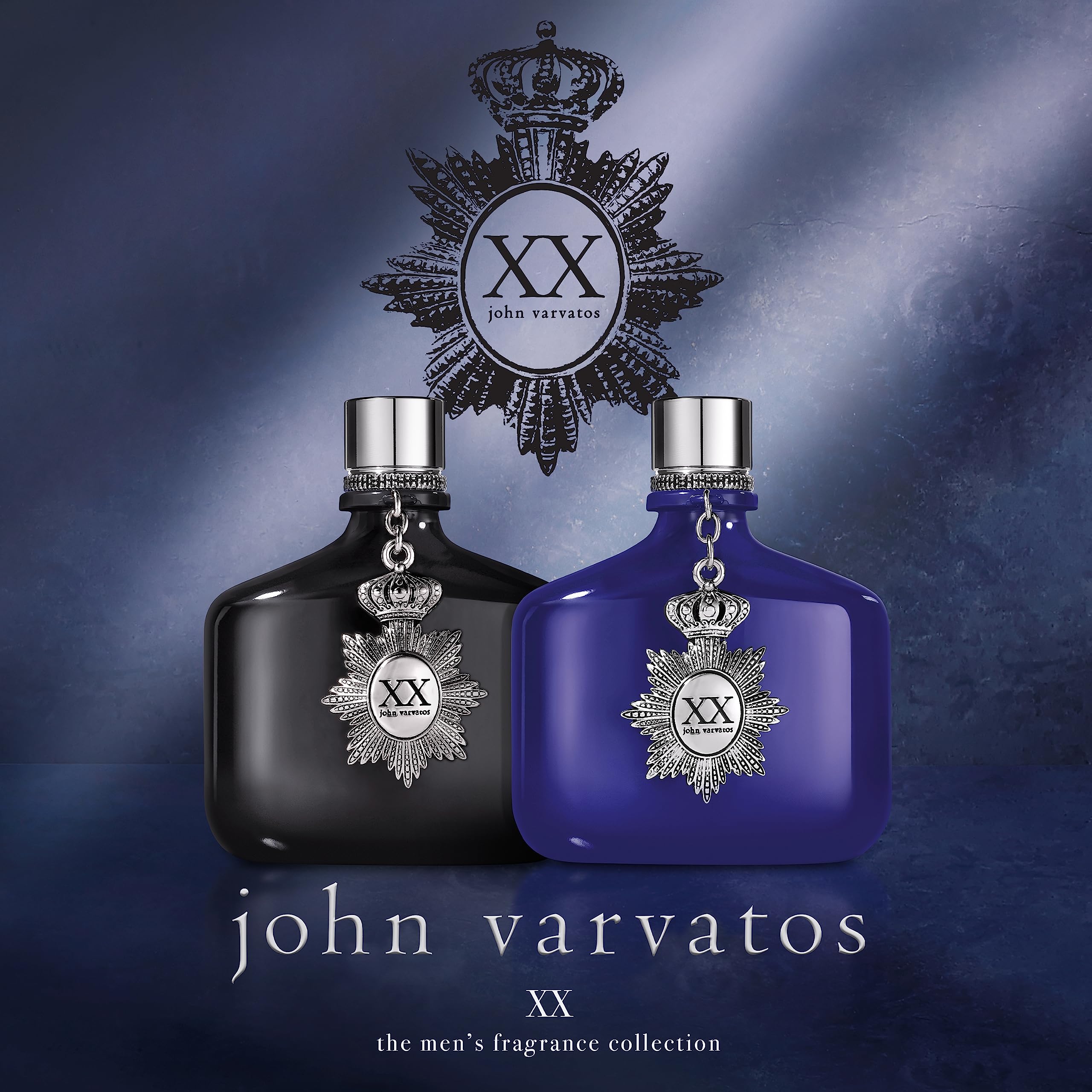 John Varvatos XX Indigo Men's Cologne | Eau de Toilette Spray for Men | Fresh & Masculine Fragrance | Perfect for Date Night, Office & Special Occasions