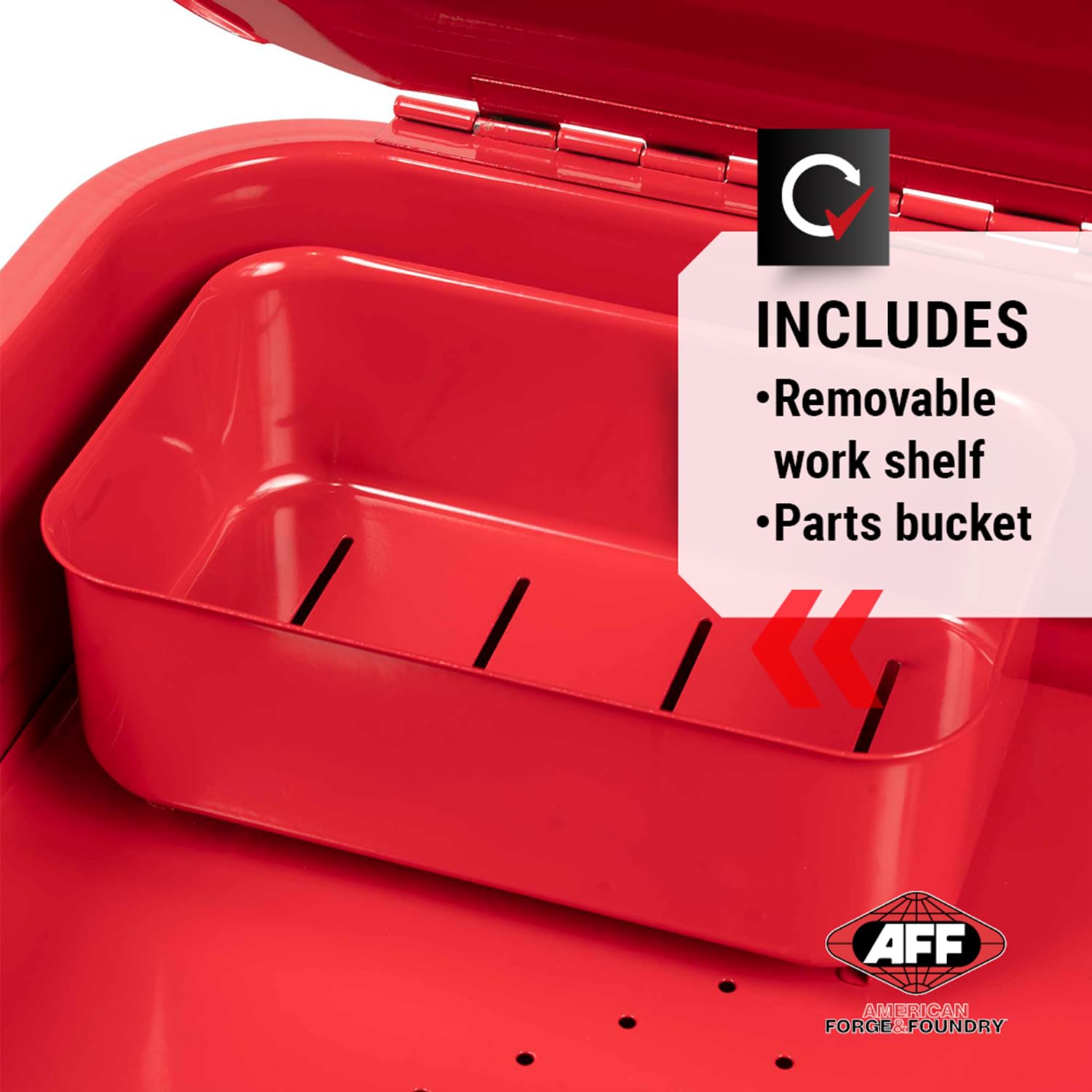 AFF Parts Washer - Heavy Duty Tool & Automotive Parts Cleaner with Accessories - Multiple Capacity Options for DIY, Garage & Workshop Use
