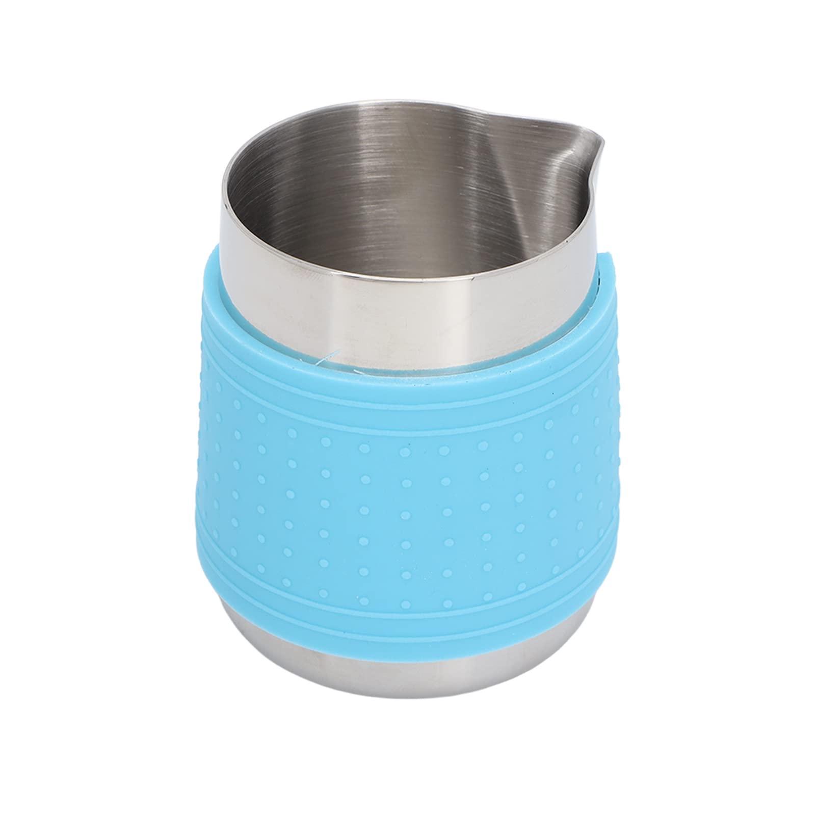 Premium Stainless Steel Milk Frothing Pitcher - 12oz/20oz Barista Steaming Jug with Ergonomic Spout, Heat-Resistant Handle & Anti-Slip Base for Latte Art, Cappuccino, Coffee Shops & Home Brewing (Perfect for Espresso Machines & Milk Frothers)