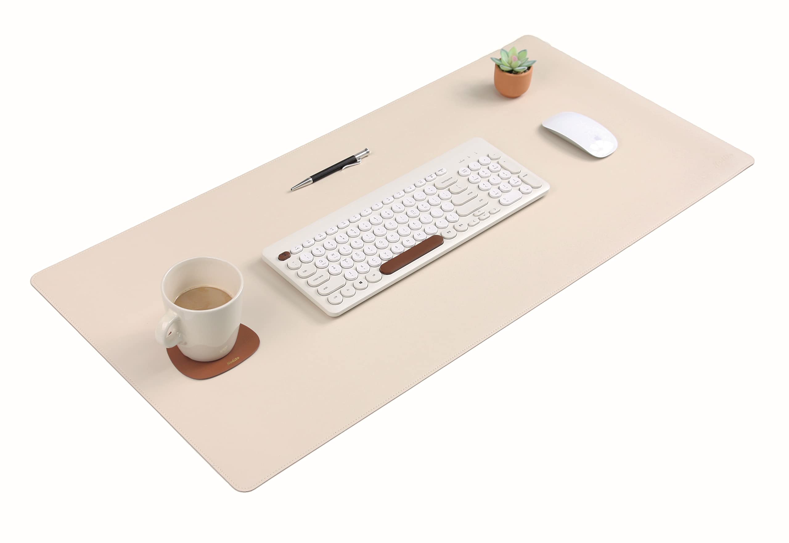 Premium Dual-Sided Leather Desk Blotter - 17