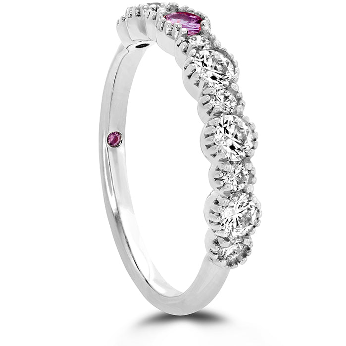 Hearts On Fire Behati Beaded Sapphire and Diamond Wedding Band Ring - Perfect for Engagement, Anniversary & Bridal Jewelry Gifts