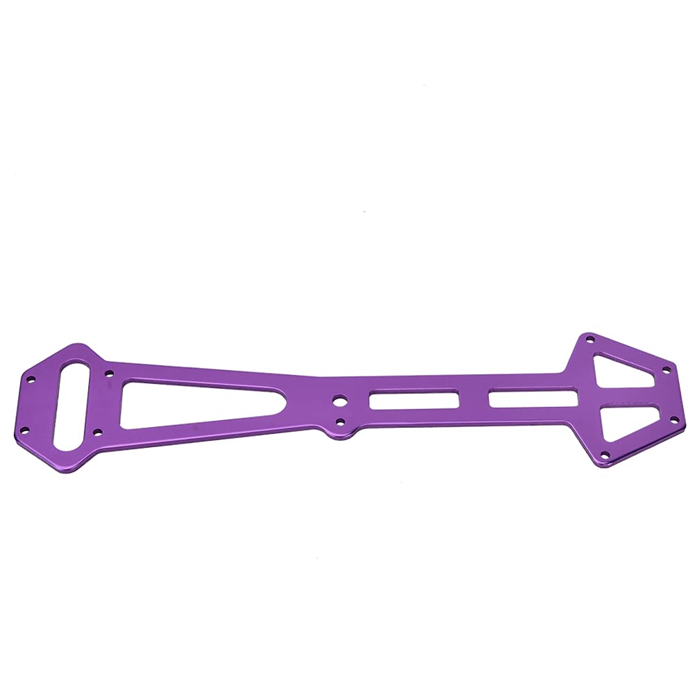 DOINGKING Aluminum Alloy RC Car Radio Tray for HSP 1/10 Scale - Stable & Portable Purple Spare Part | Perfect for RC Car Upgrades, Off-Road Racing & DIY Repairs