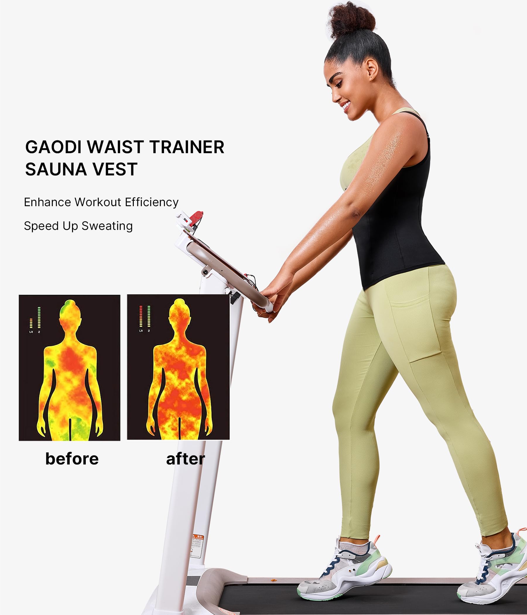 Women's Sauna Suit for Weight Loss - Sweat Workout Suit with Body Shaping - Perfect for Gym, Running & Detox