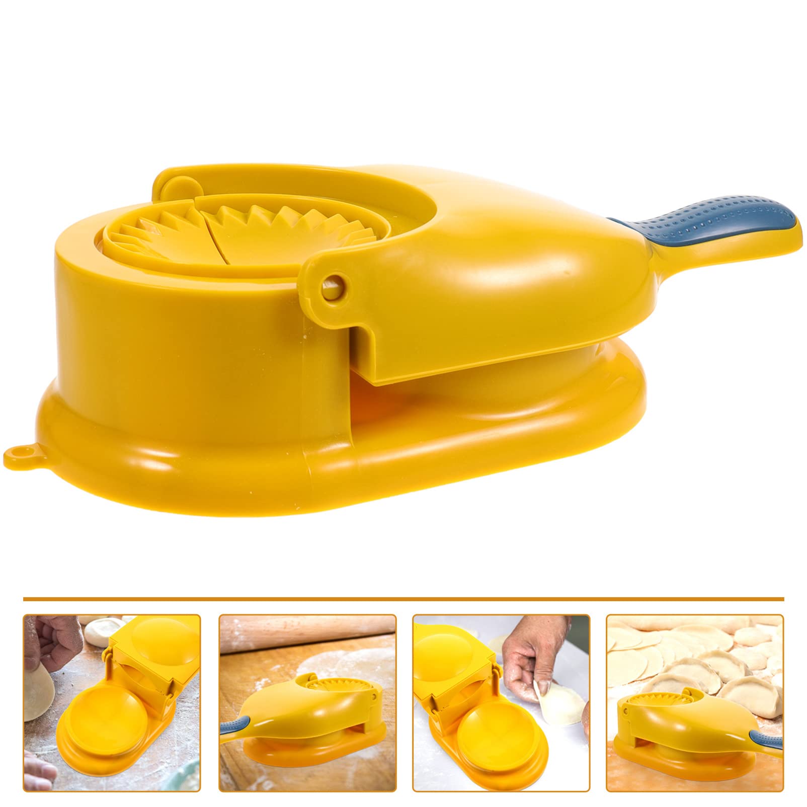 Manual Tortilla Press - Mexican Pizza Maker for Small Fruit, Flour Crepes, Steamed Buns & Noodle Shells | Durable Tortillera, Lemon Wrapping Paper & Pasta Machine | Perfect for Home Cooking, Taco Nights & Authentic Mexican Cuisine
