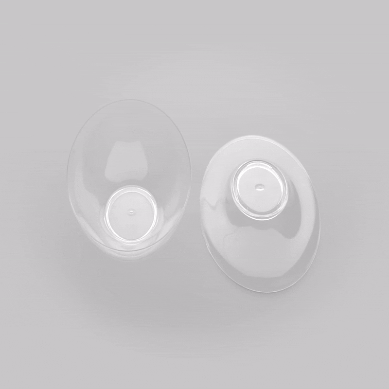 6 oz Clear Plastic Deli Containers with Lids - 100 Pack, Stackable Food Storage Containers (5.5