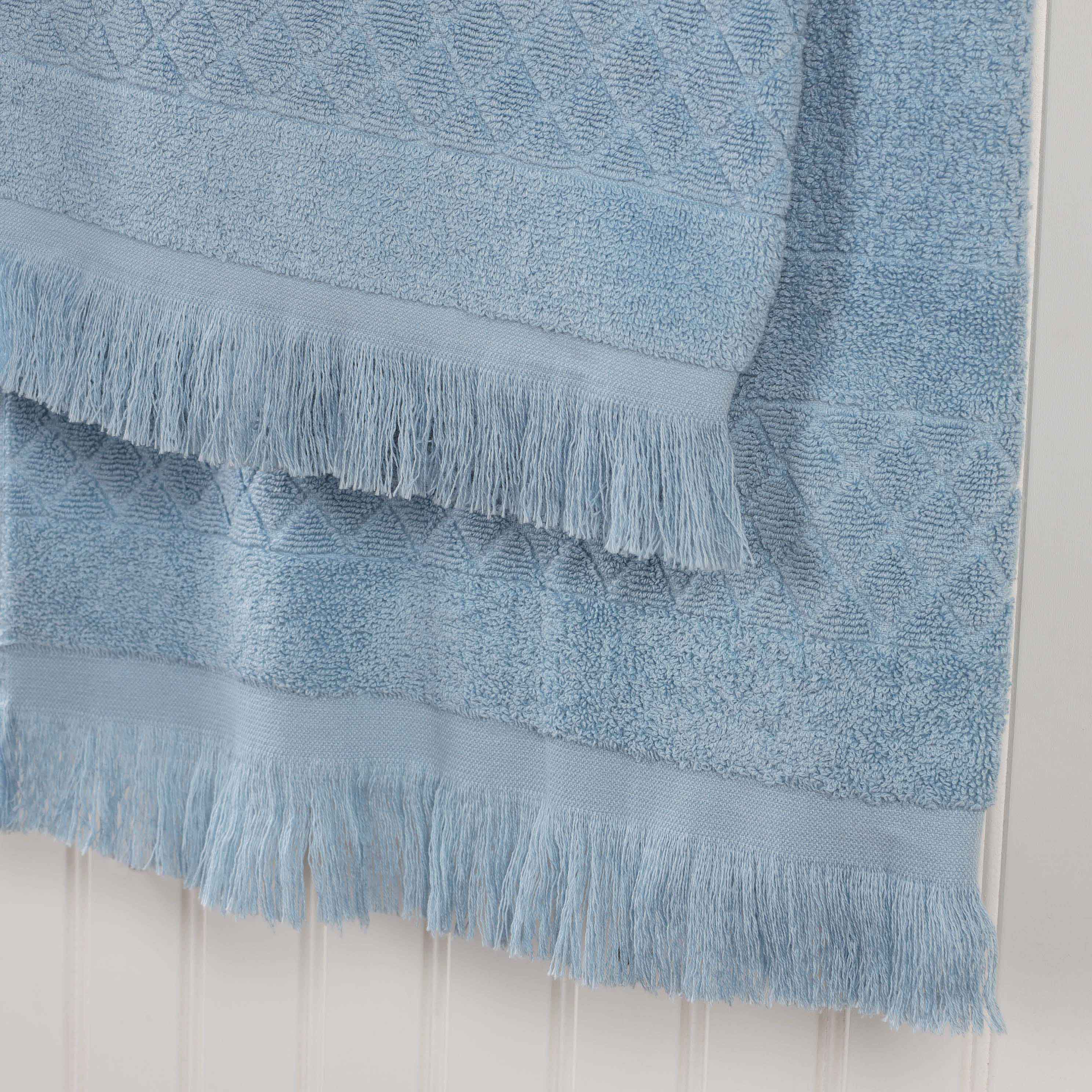 Premium 9-Piece Cotton Geometric Jacquard Towel Set - Ultra Soft, Absorbent & Plush - Perfect for Bathroom, Spa & Luxury Home Decor