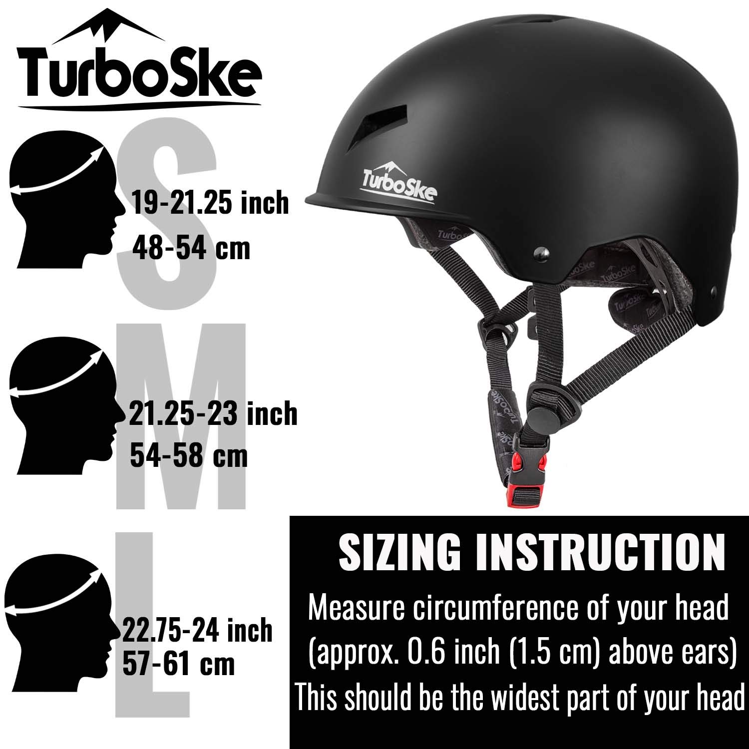 CPSC Certified Skateboard & Bike Helmet - Multi-Sport Safety Helmet for Youth, Men & Women | Perfect for Skateboarding, BMX, Cycling & Scooter Riding