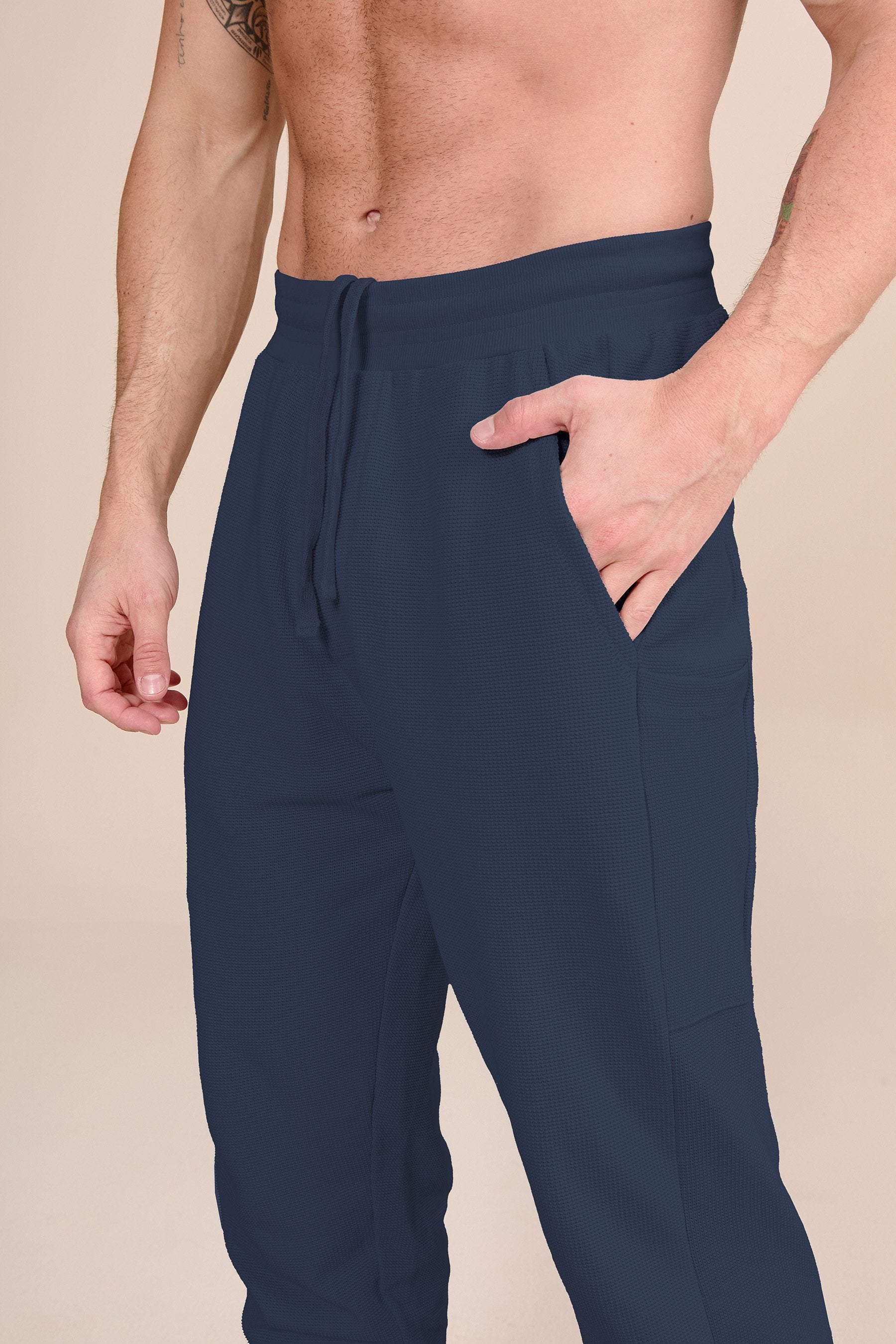 Men's Rustic Washed Jogger Pants - Comfortable Casual Sweatpants for Lounge, Workout & Streetwear Fashion