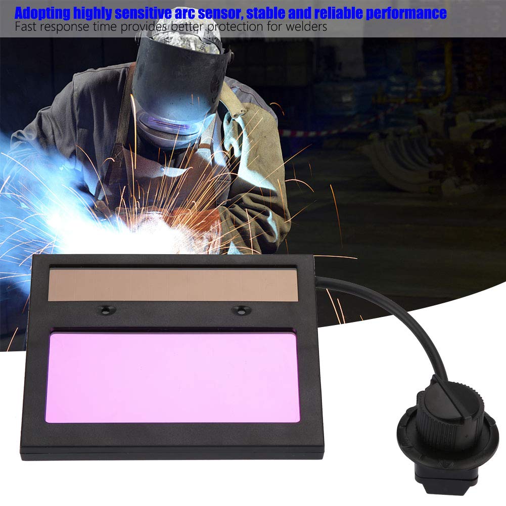 Solar Auto Darkening Welding Helmet Lens TX500C - 110x90mm Solar Powered Welding Mask with Adjustable Shade for Eye Protection | Ideal for MIG, TIG, ARC Welding & Metal Fabrication
