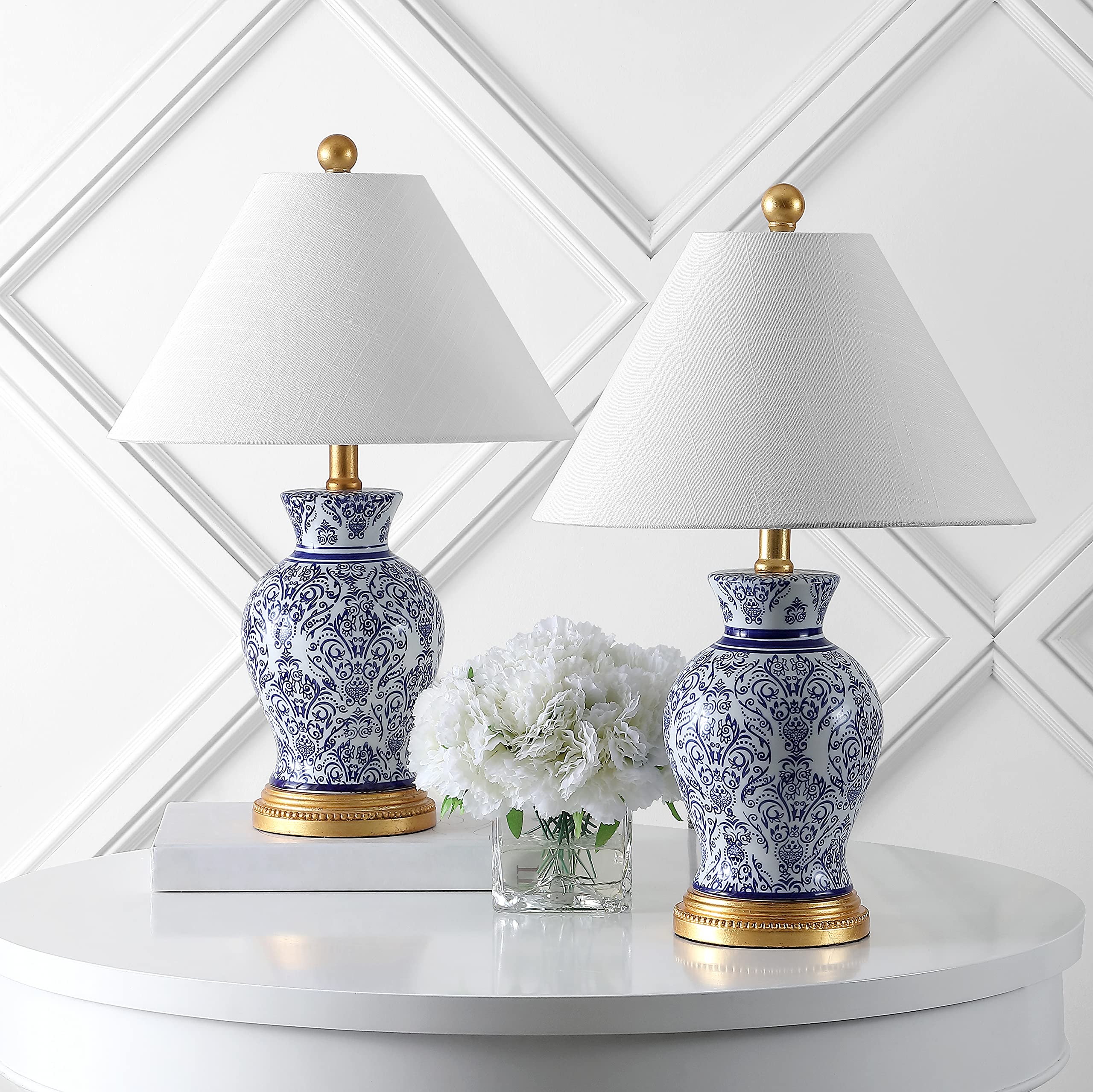 JONATHAN Y JYL6606A-SET2 Set of 2 Modern Farmhouse Table Lamps - 21