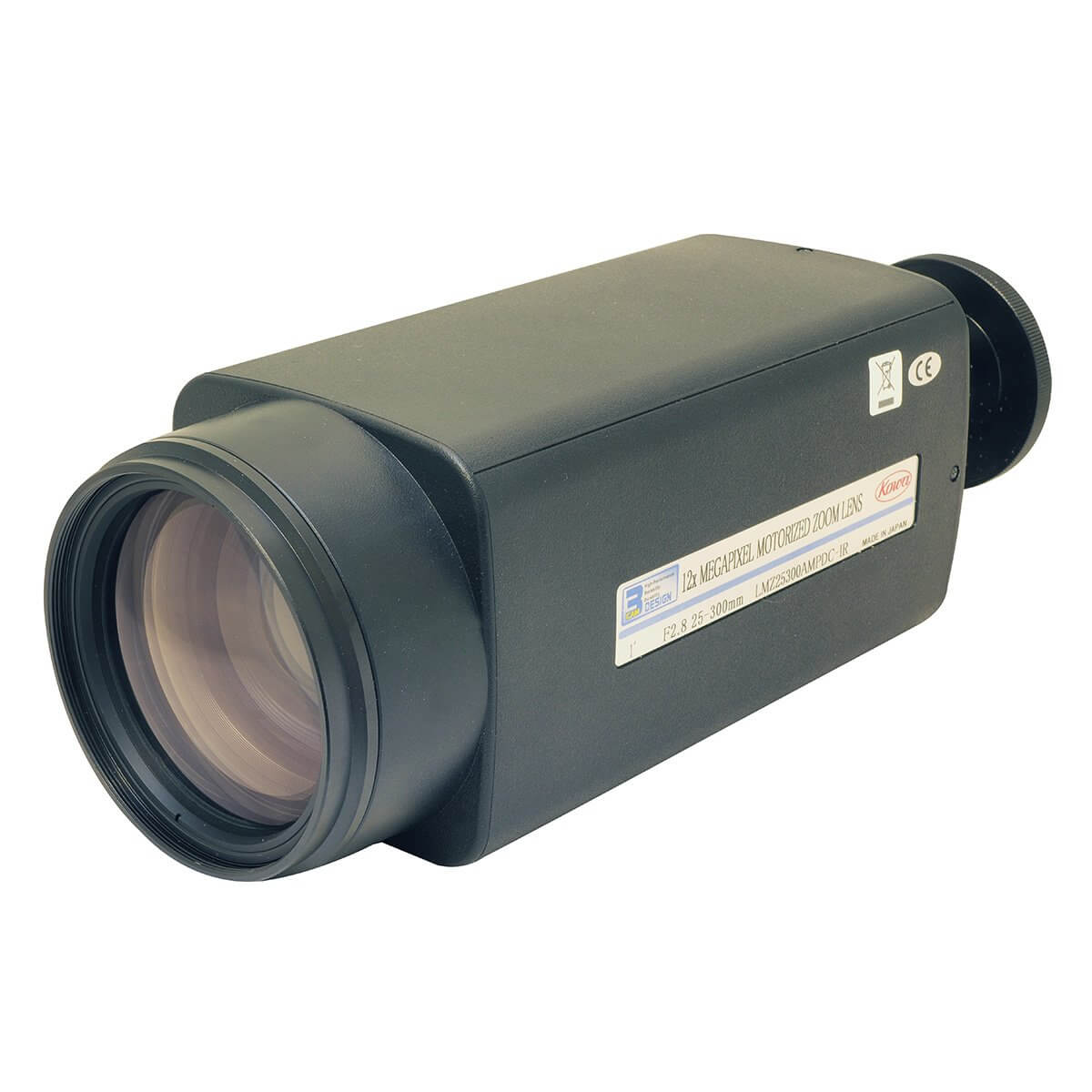 LMZ25300M3P SW 25-300mm F2.8 C Mount Zoom Lens for CCTV Cameras - Ideal for Surveillance, Videography & Low Light Photography