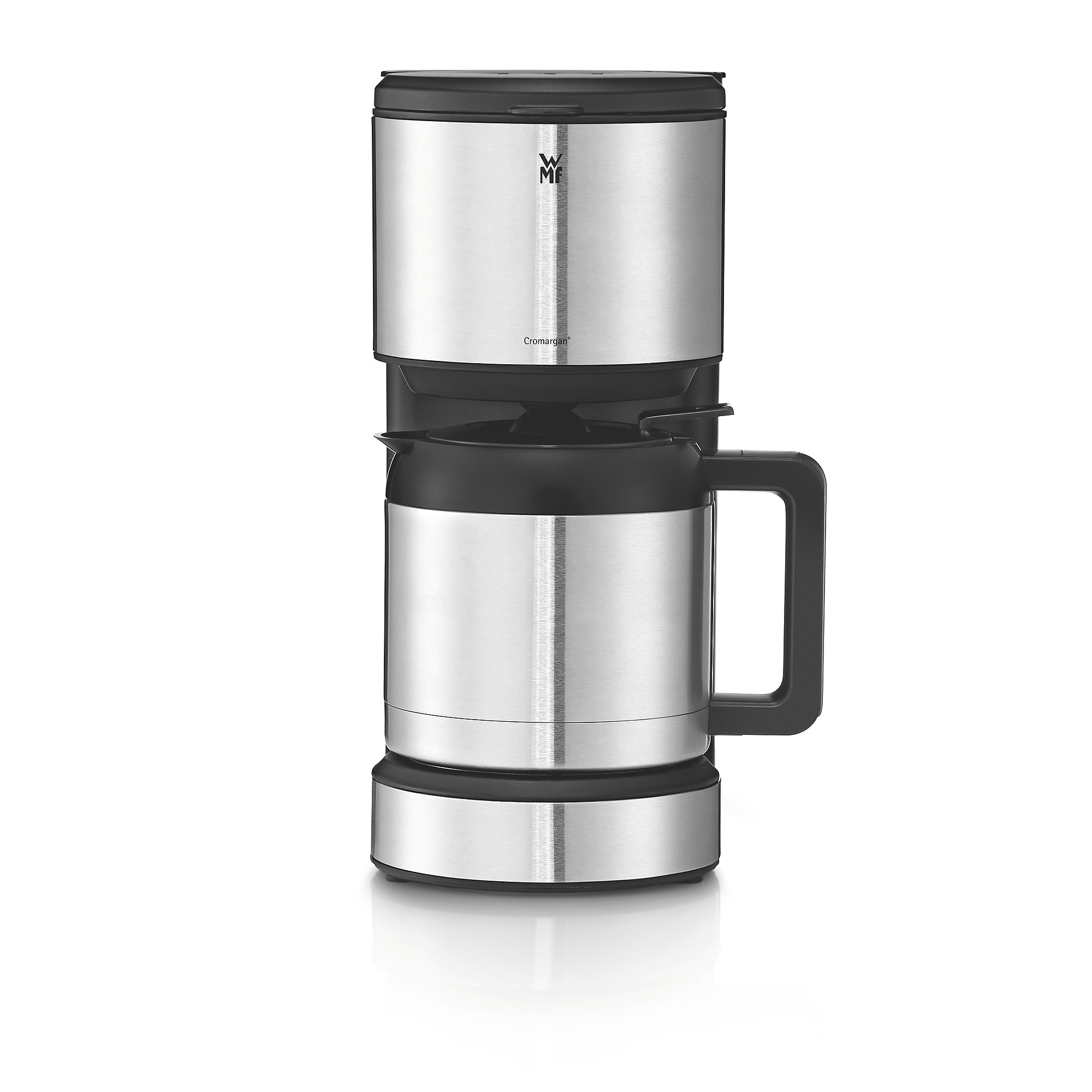 WMF Aroma Thermo Stelio Standalone Coffee Maker - 1L Drip Coffee Machine for Ground Coffee, 1000W, Black & Stainless Steel | Perfect for Home, Office or Restaurant Use
