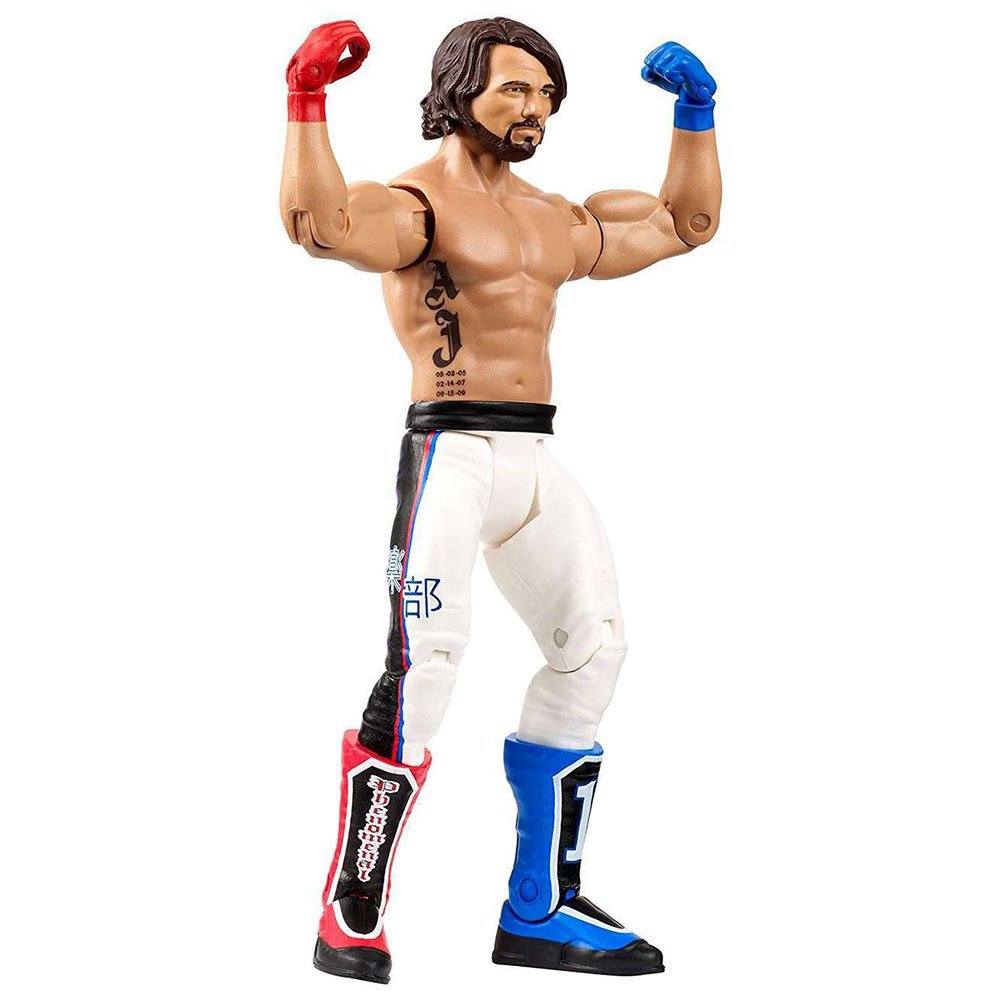 WWE Wrestlemania AJ Styles Action Figure - Collectible Wrestling Toy for Fans & Kids - Perfect for Play, Display & Gifts