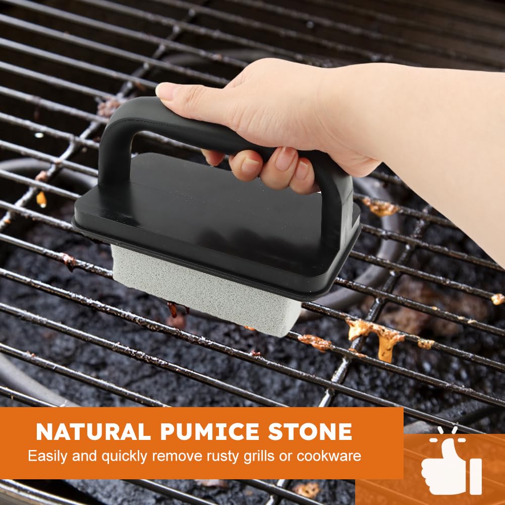 Kakalote 14-Piece Griddle & Grill Cleaning Kit - Scraper, Cleaning Brick, Scouring Pads, Wire Brush for Stain Removal - Perfect for Flat Top Grills, BBQ, Outdoor Cooking & Camping
