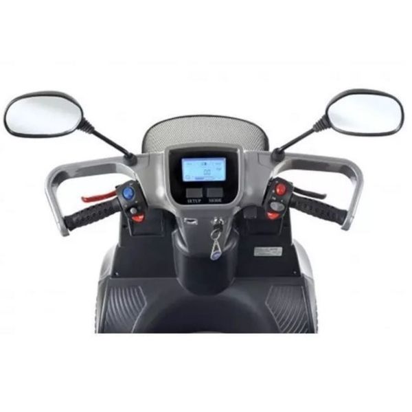 AFIKIM Afiscooter S3 3-Wheel Mobility Scooter for Adults - Lightweight Electric Scooter for Seniors & Disabled - Indoor/Outdoor Use for Shopping, Parks & Travel