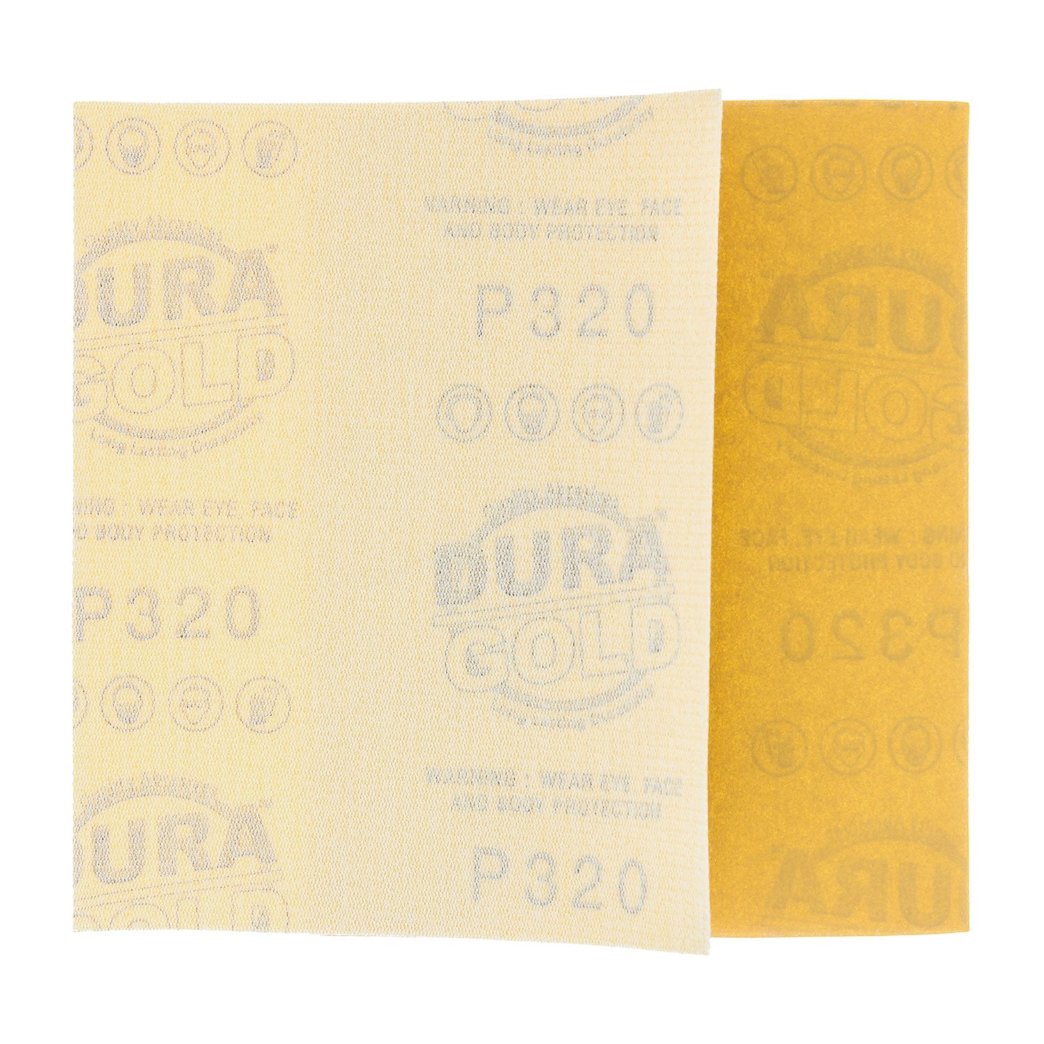 320 Grit 1/4 Sheet Hook & Loop Sandpaper 5.5