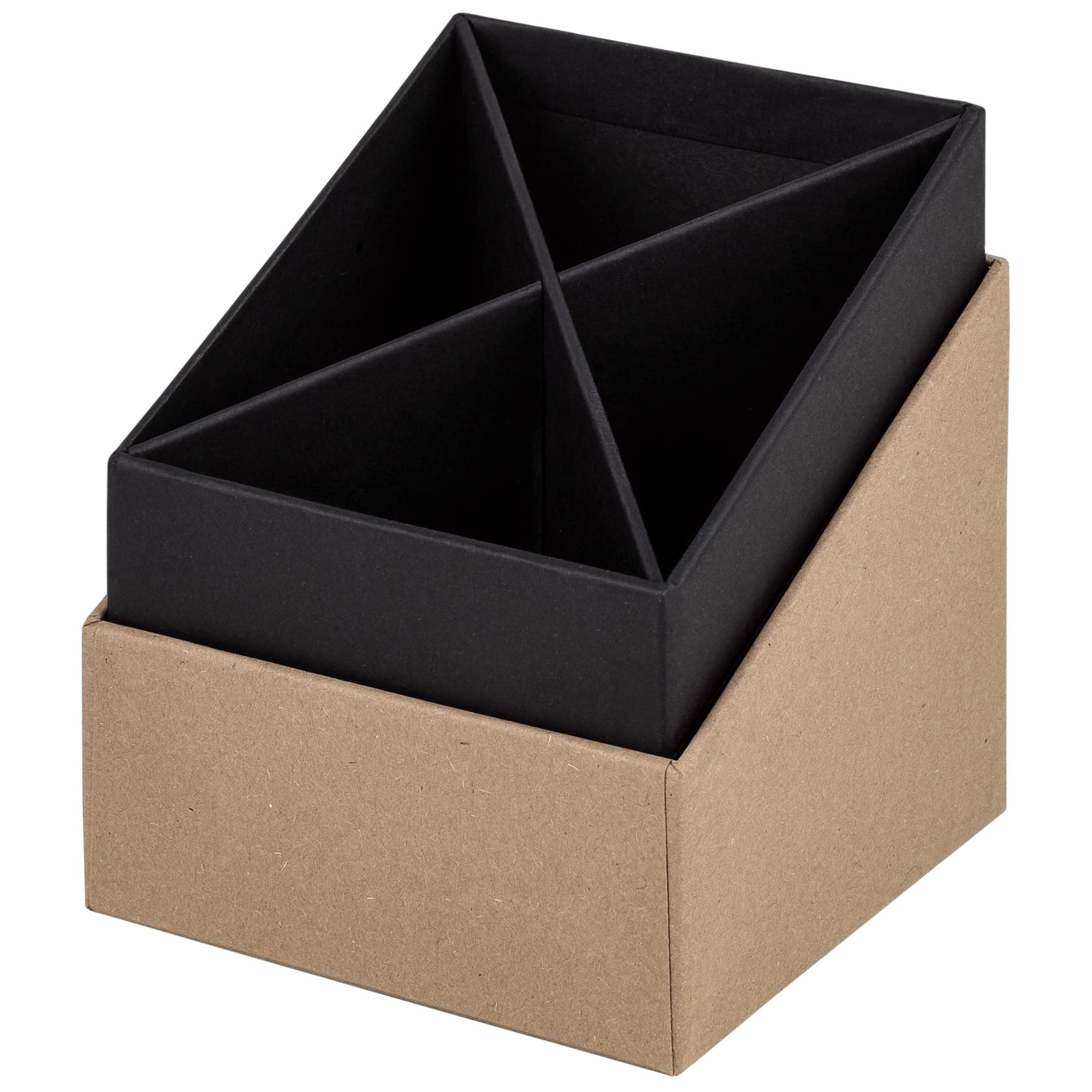 S.O.H.O. 1331452620 Kraft Pencil Box - Durable School & Office Supplies for Students, Artists & Professionals - Perfect for Organizing Pens, Pencils & Art Tools