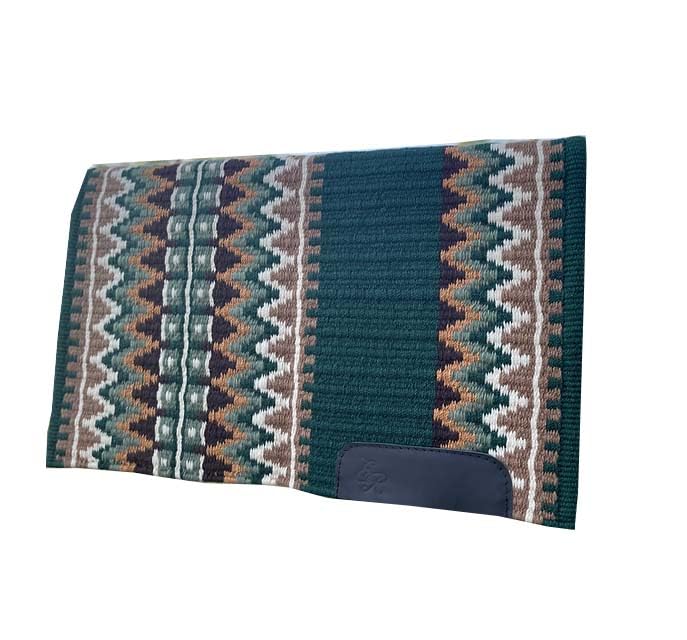 Premium Handmade Wool Western Horse Saddle Blanket - 34