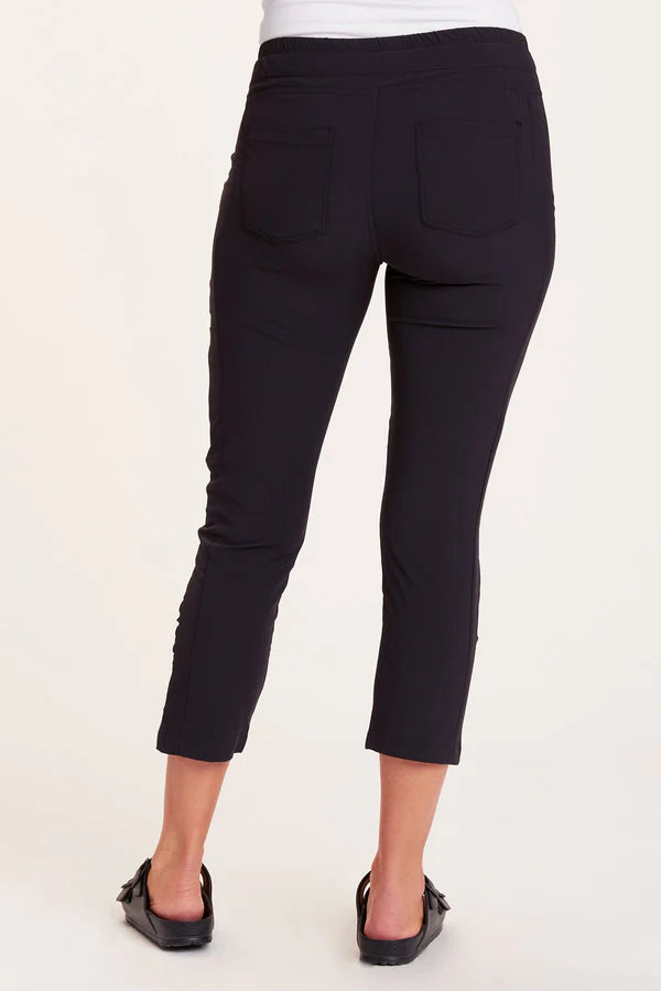 Aksana High Waist Yoga Leggings for Women - Black - Comfortable & Stretchy Workout Pants for Gym, Running, and Lounge Wear