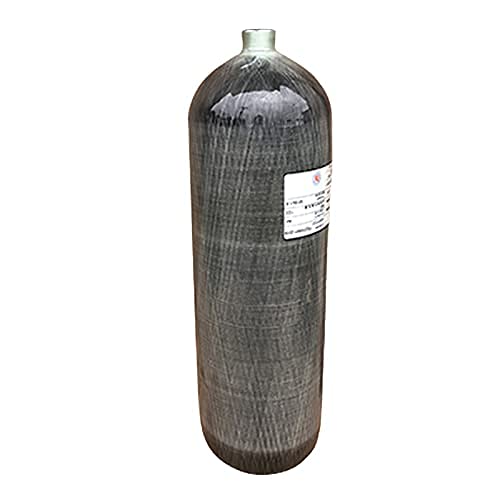 TUXING 4500Psi Carbon Fiber Scuba Diving Tank - 6.8L/414Cu in High Pressure Air Cylinder for PCP Air Rifles, Firefighting, Snorkeling & Water Sports | Lightweight & Durable for Deep Sea Diving, Paintball & Outdoor Adventures