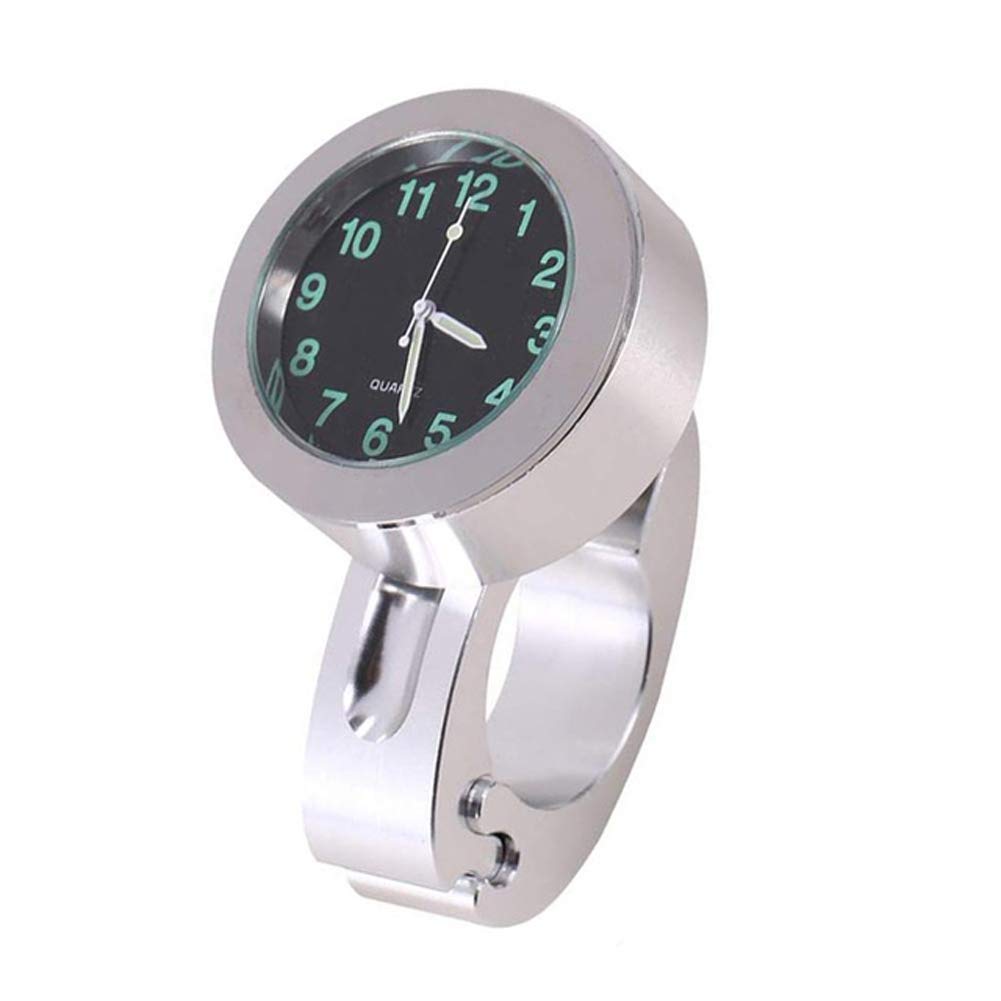 Universal Motorcycle Handlebar Clock - Waterproof Luminous 7/8