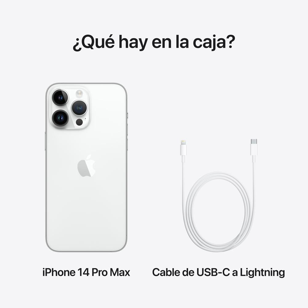 iPhone 14 Pro Max 512GB Silver - Premium Smartphone with A16 Bionic Chip & 48MP Camera | Perfect for Photography, Gaming & Business Use
