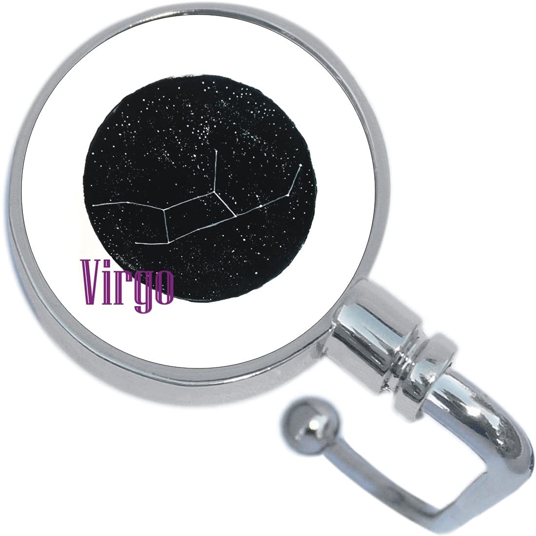 NewCharms Virgo Zodiac Star Constellation Purse Hanger & Pouch - Stylish Handbag Accessory for Women | Perfect for Parties, Travel & Everyday Use