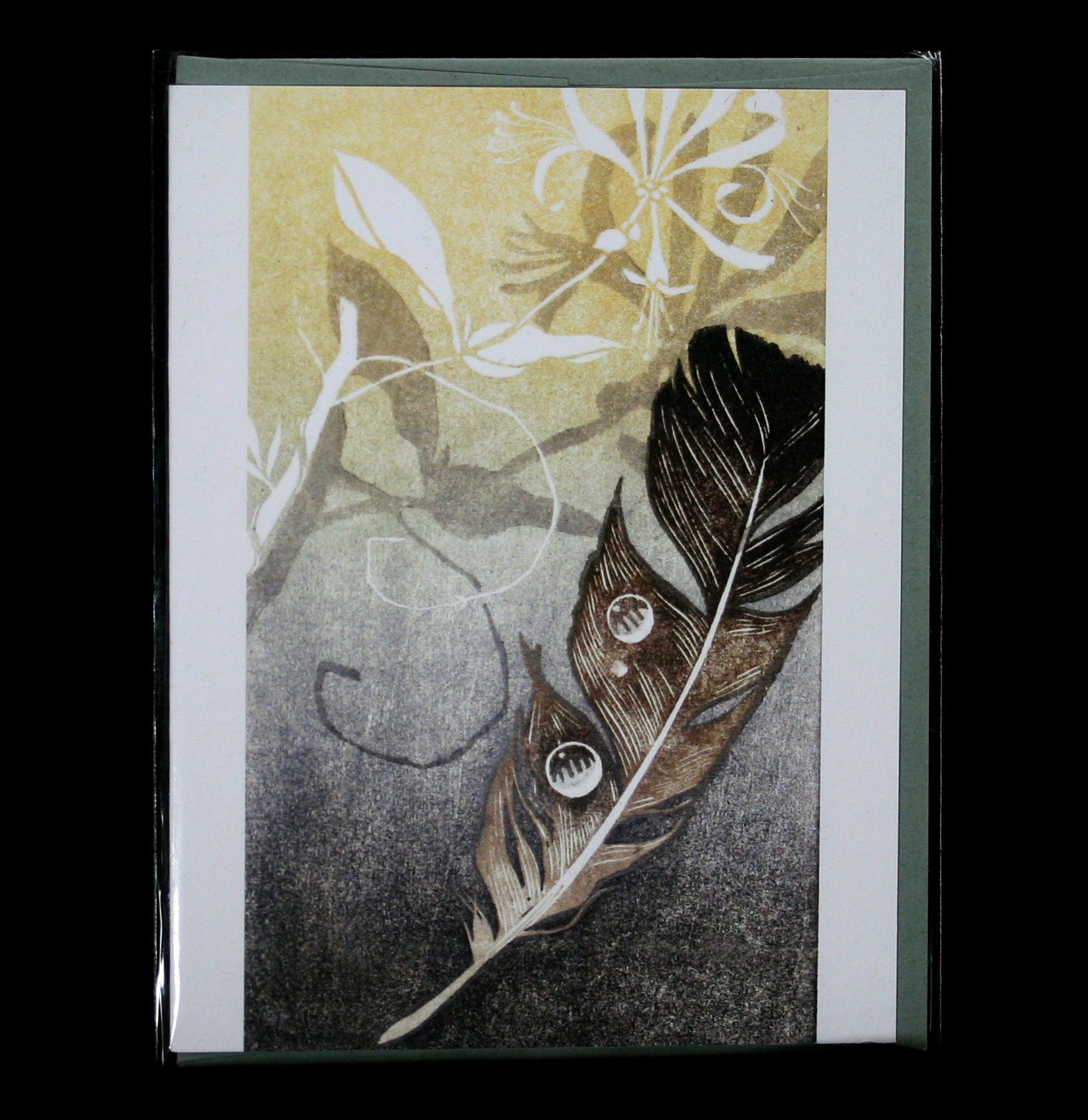 Moon Garden Greeting Card - Elegant Floral Design for Birthdays, Anniversaries & Special Occasions - Perfect for Home Decor & Gift Giving