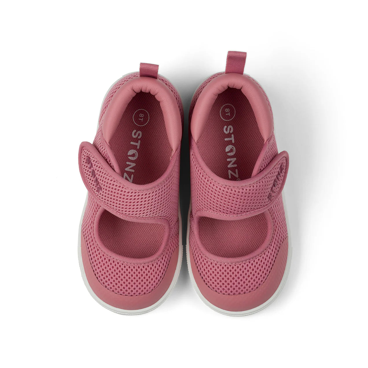 Stonz Dusty Rose Cruiser Mary Jane Toddler Shoes - Comfortable & Stylish First Walkers for Baby Girls - Perfect for Outdoor Play, Park Visits & Special Occasions