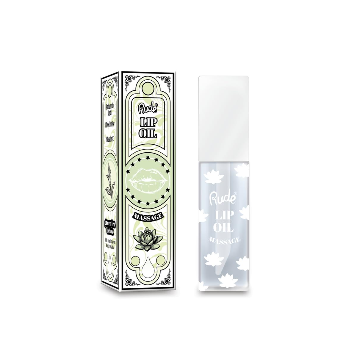 Organic Green Tea Detox Lip Oil - Hydrating & Plumping Lip Treatment for Dry, Chapped Lips | Vegan, Cruelty-Free Lip Care | Perfect for Daily Use, Nighttime Lip Mask & Pre-Makeup Prep