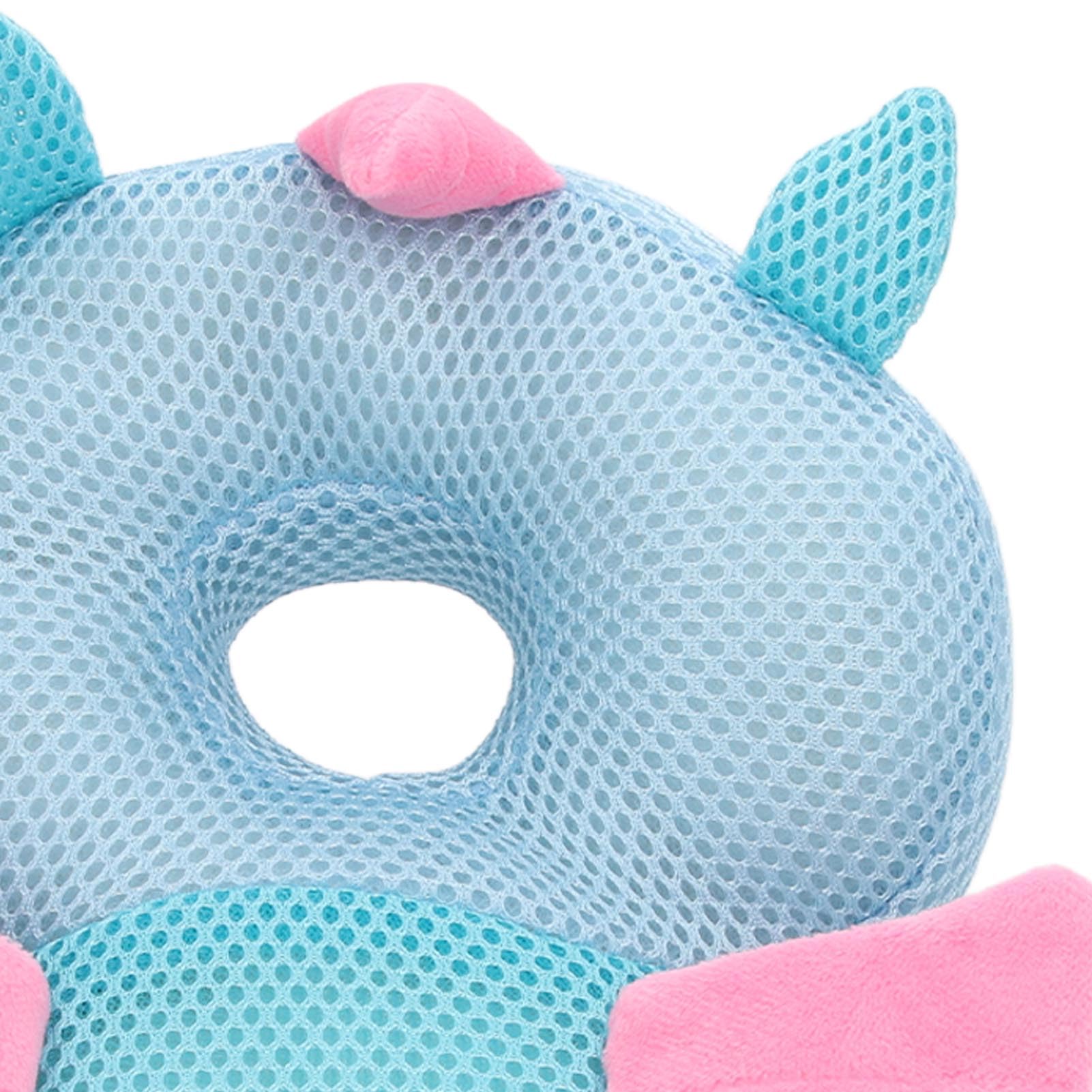 **Breathable Mesh Infant Head Protector Pad - Adjustable Cute Cartoon Backpack for Toddlers | Baby Walking Safety Gear for Home & Outdoor Use**