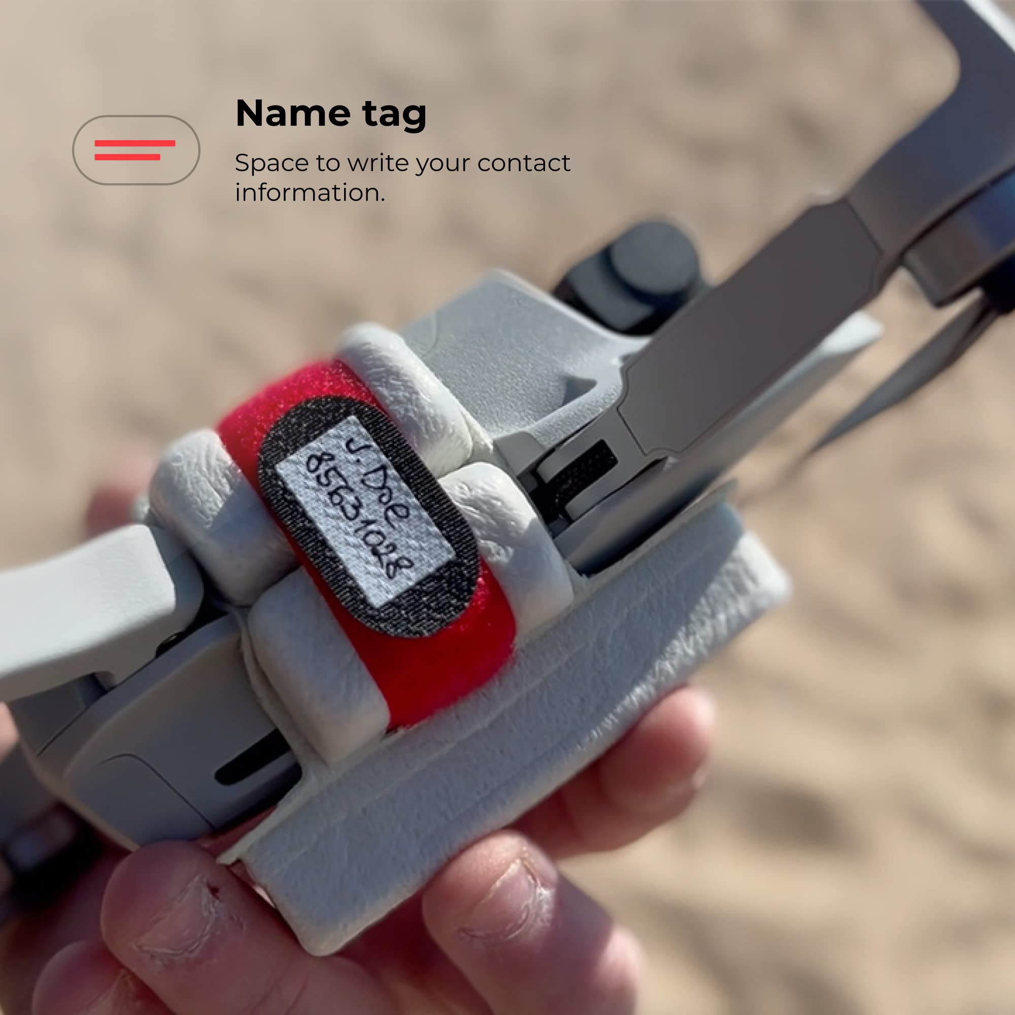 Obuoy Drone Life Jacket - Floating Safety & Recovery Device for DJI Mini SE/1/2/3 & FPV Drones (Under 249g) - Perfect for Water Landings, Aerial Photography & Marine Rescue Operations