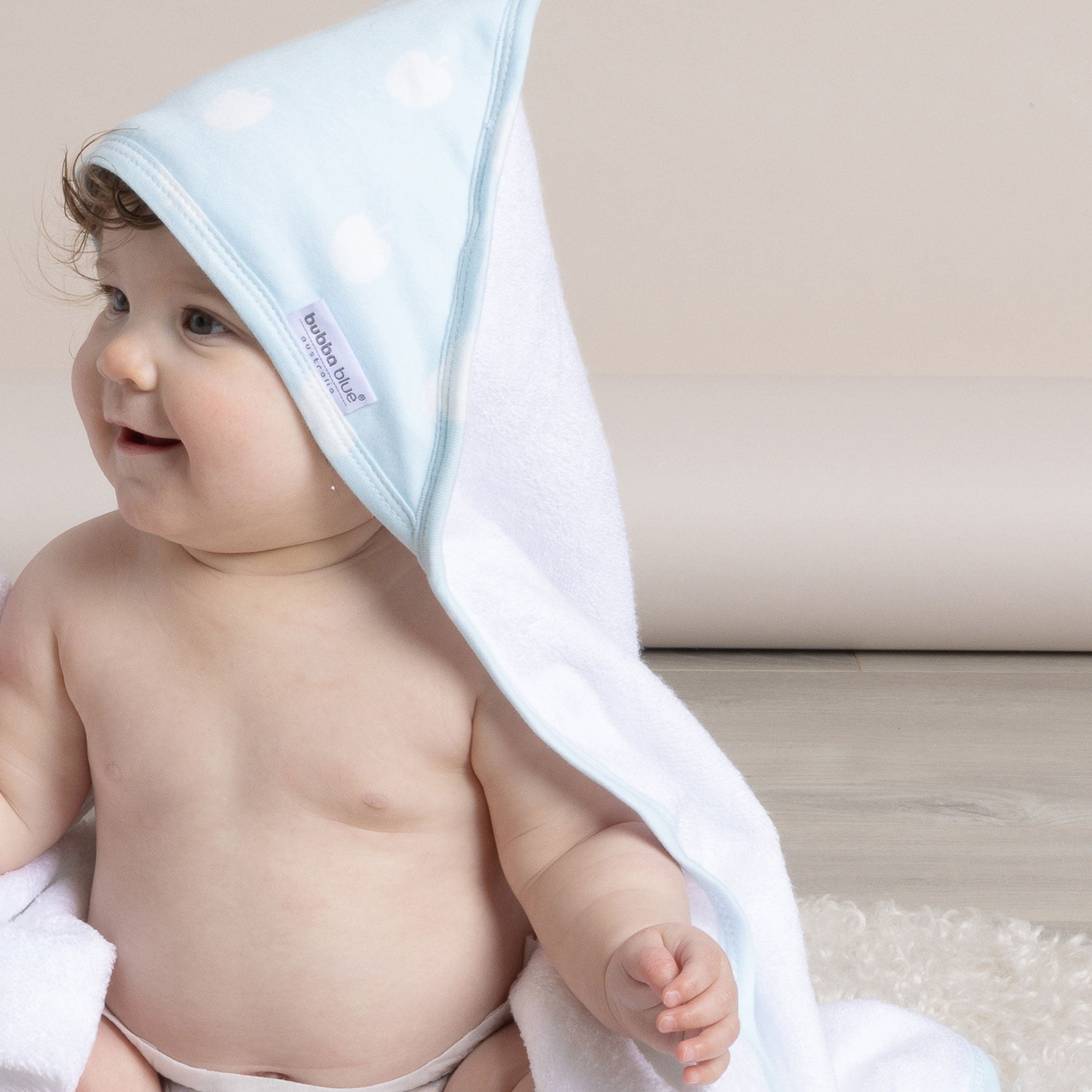 Nordic Sorbet 2-Pack Hooded Baby Towel - Apple & Pineapple Print - Soft Absorbent Bath Towel for Newborns, Infants & Toddlers - Perfect for Bath Time, Swimming & Beach Outings