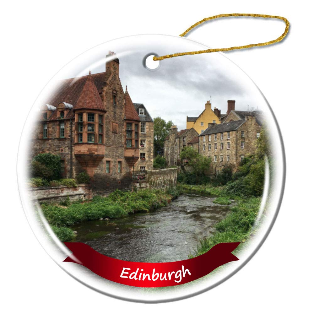 Edinburgh Scotland Christmas Ornament - 3