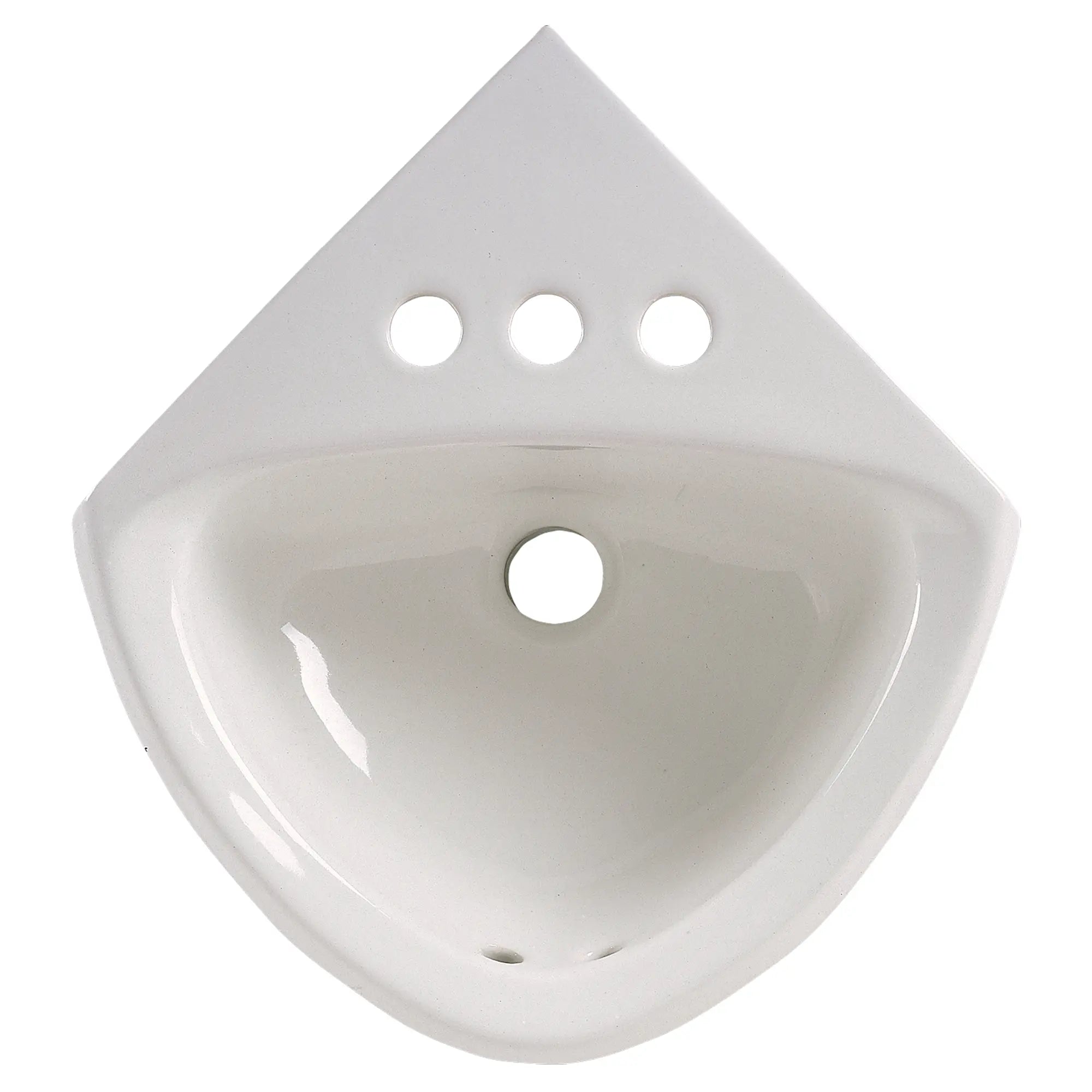 Corner Minette® 4 Inch Centerset Wall Mounted Bathroom Sink - Perfect for Small Spaces, Powder Rooms & Modern Home Decor