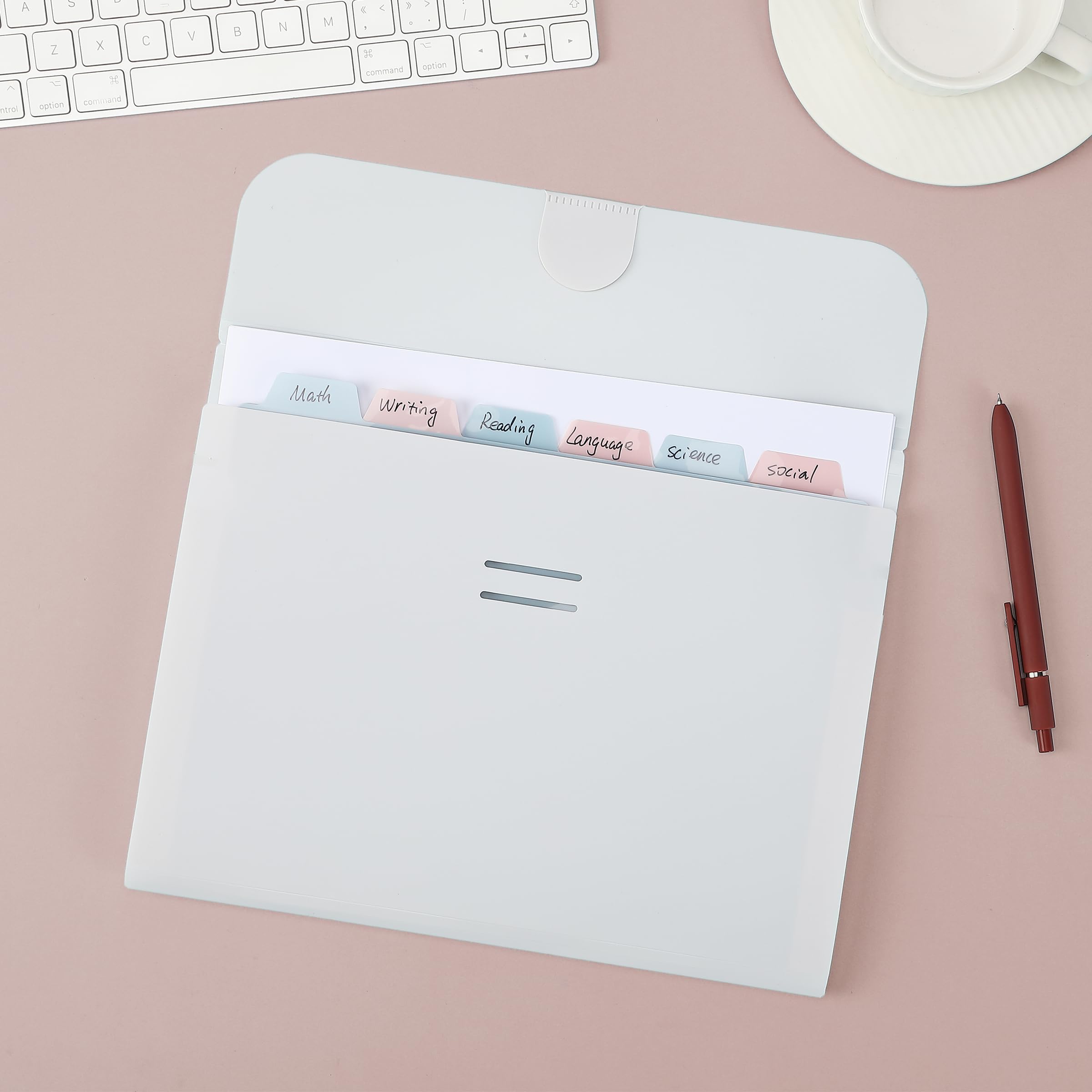 Mr. Pen- 5 Pack Accordion File Organizer with 7 Pockets, Expanding Document Folder for Office, School, Home & Travel - Perfect for Bills, Receipts, Tax Papers & Important Documents