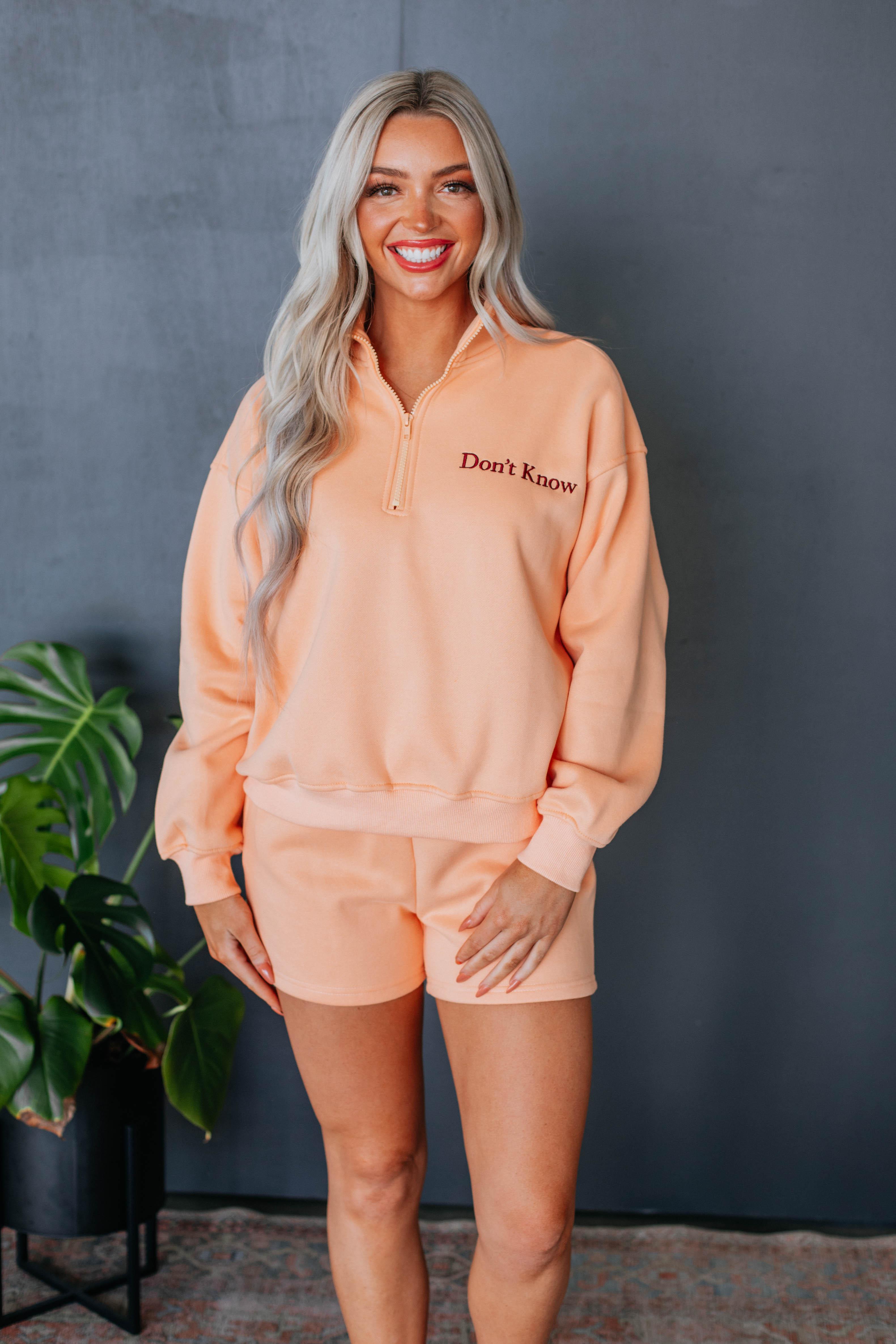 Comfy Lounge Shorts for Women - Soft & Relaxed Apricot Color - Perfect for Home, Yoga, and Casual Wear