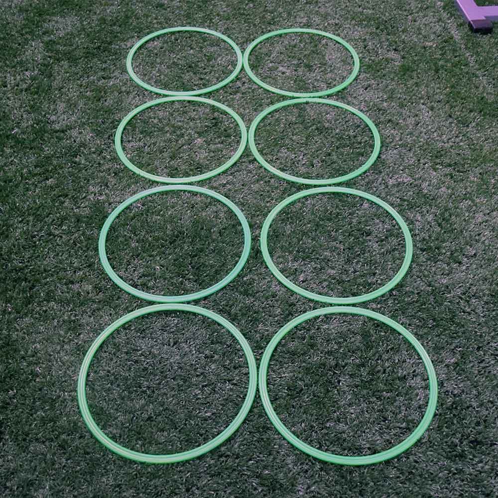 XLR8 Agility Rings - Speed Training Cones for Soccer, Football & Fitness Drills - Perfect for Athletes, Kids & Outdoor Sports Practice