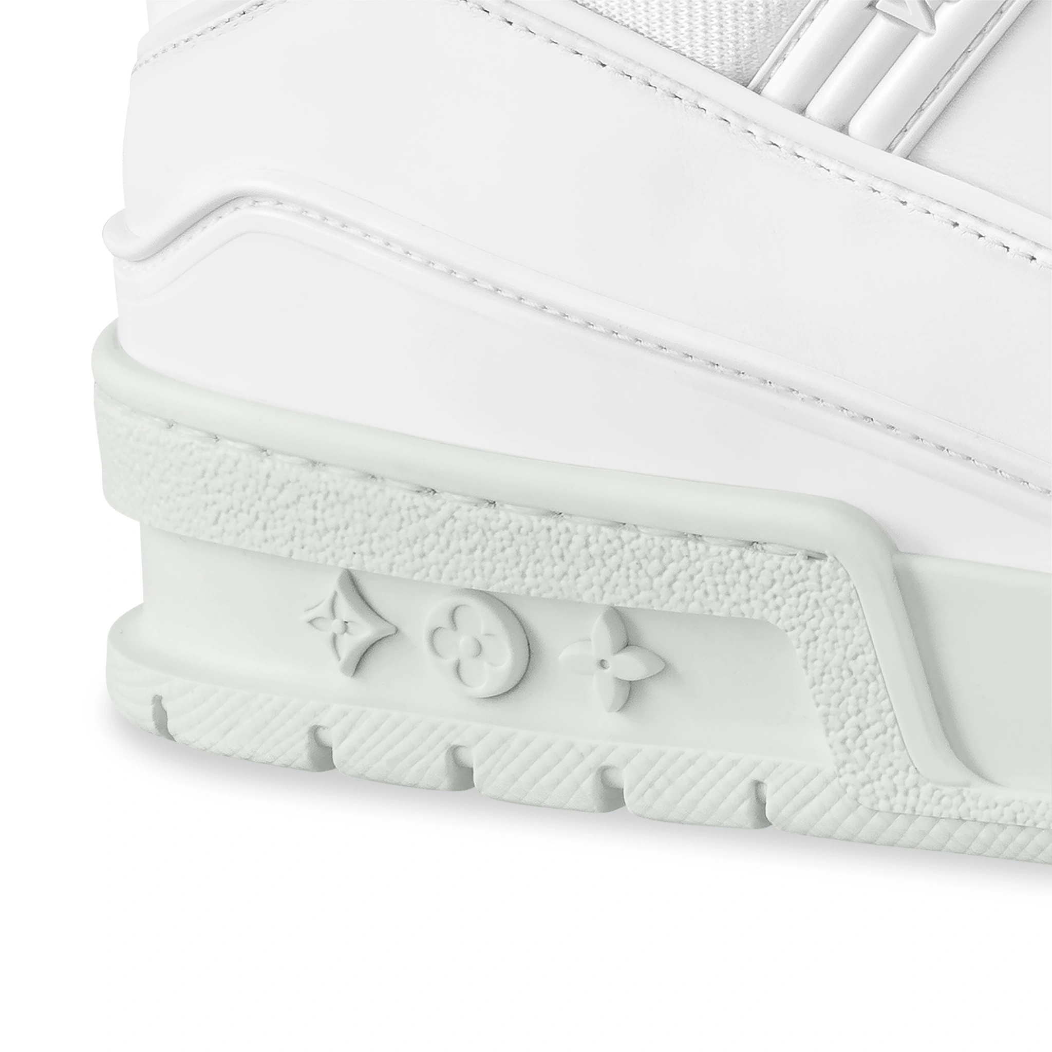 Authentic Louis Vuitton LV White Leather Sneakers for Men - Luxury Casual Shoes for Everyday Wear, Street Style & Fashion Events