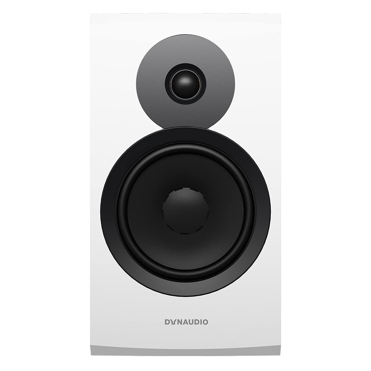 Dynaudio Emit 20 Compact Bookshelf Speakers - Premium HiFi Audio Pair (White Satin Finish) for Home Theater & Music Listening